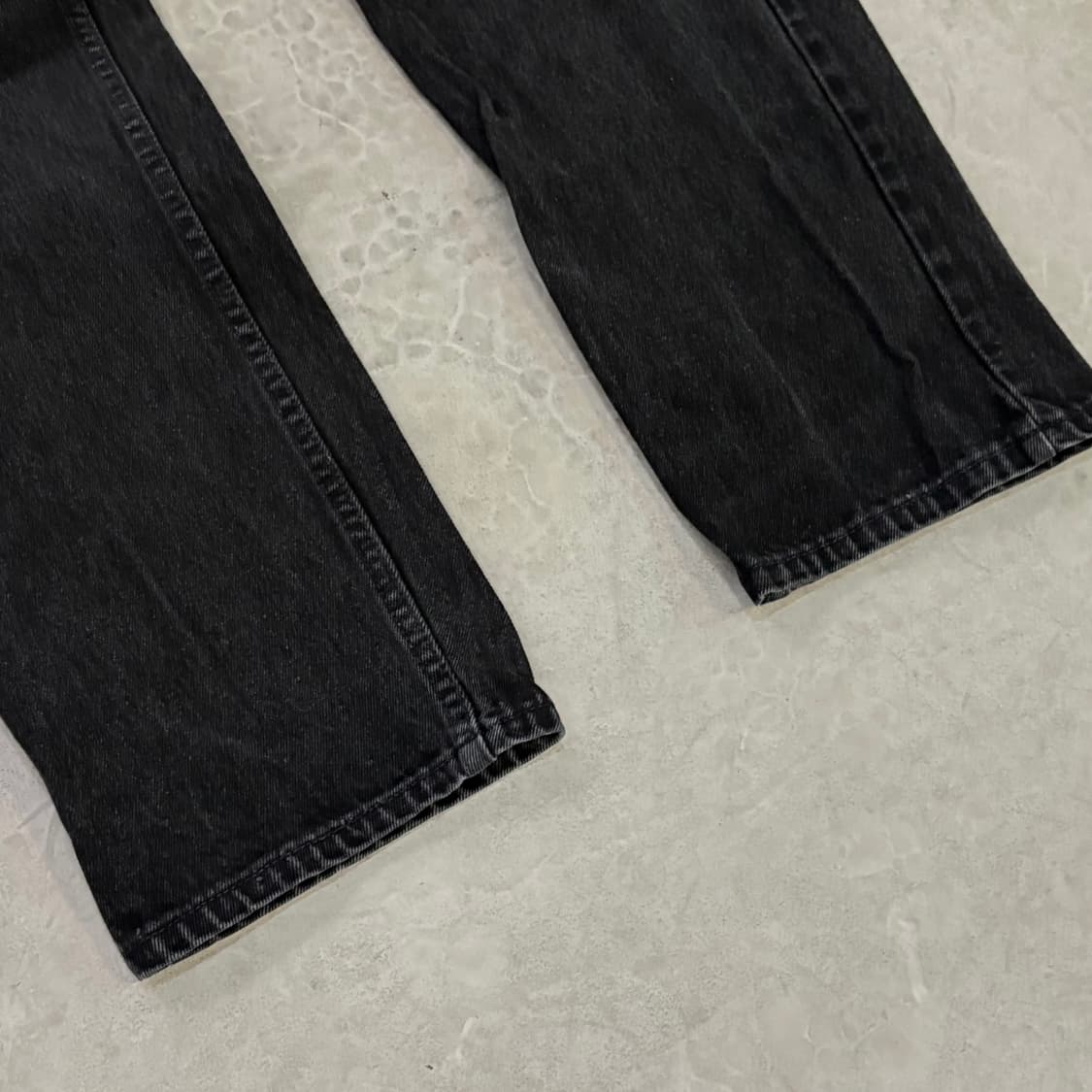 [36/32] 90s USA🇺🇸 리바이스 505 오렌지 탭 블랙 흑청 상품이미지2