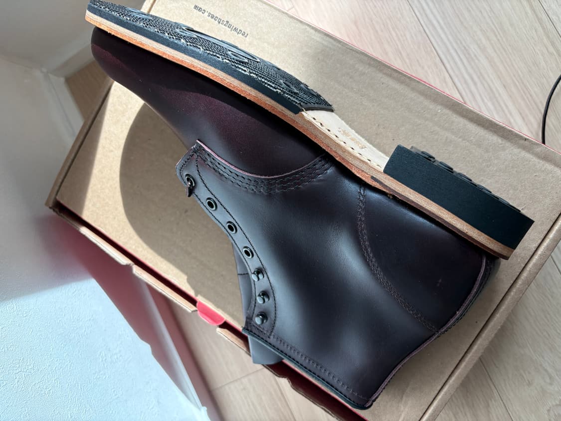 레드윙 벡맨 9419 블랙체리 9.5d 팝니다 상품이미지5