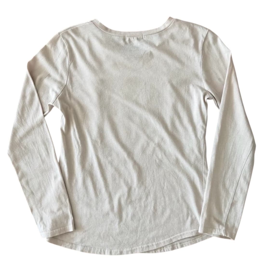 Lettering lace detail long sleeve 상품이미지4