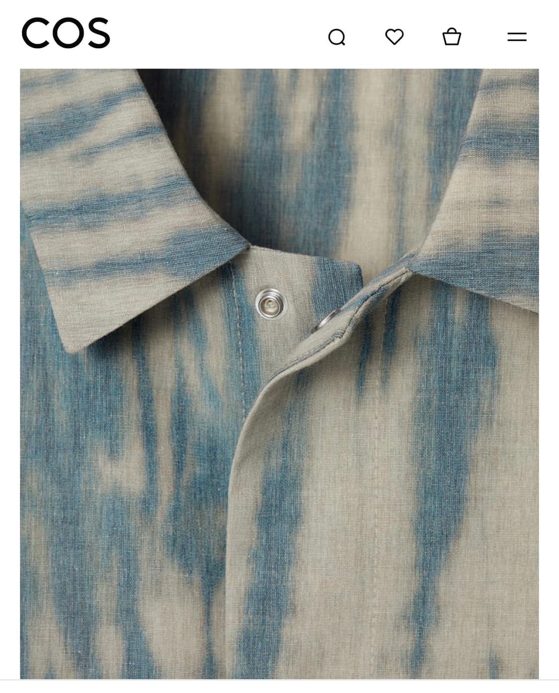 COSx타바타시보리 칼라 셔츠 재킷 상품이미지3