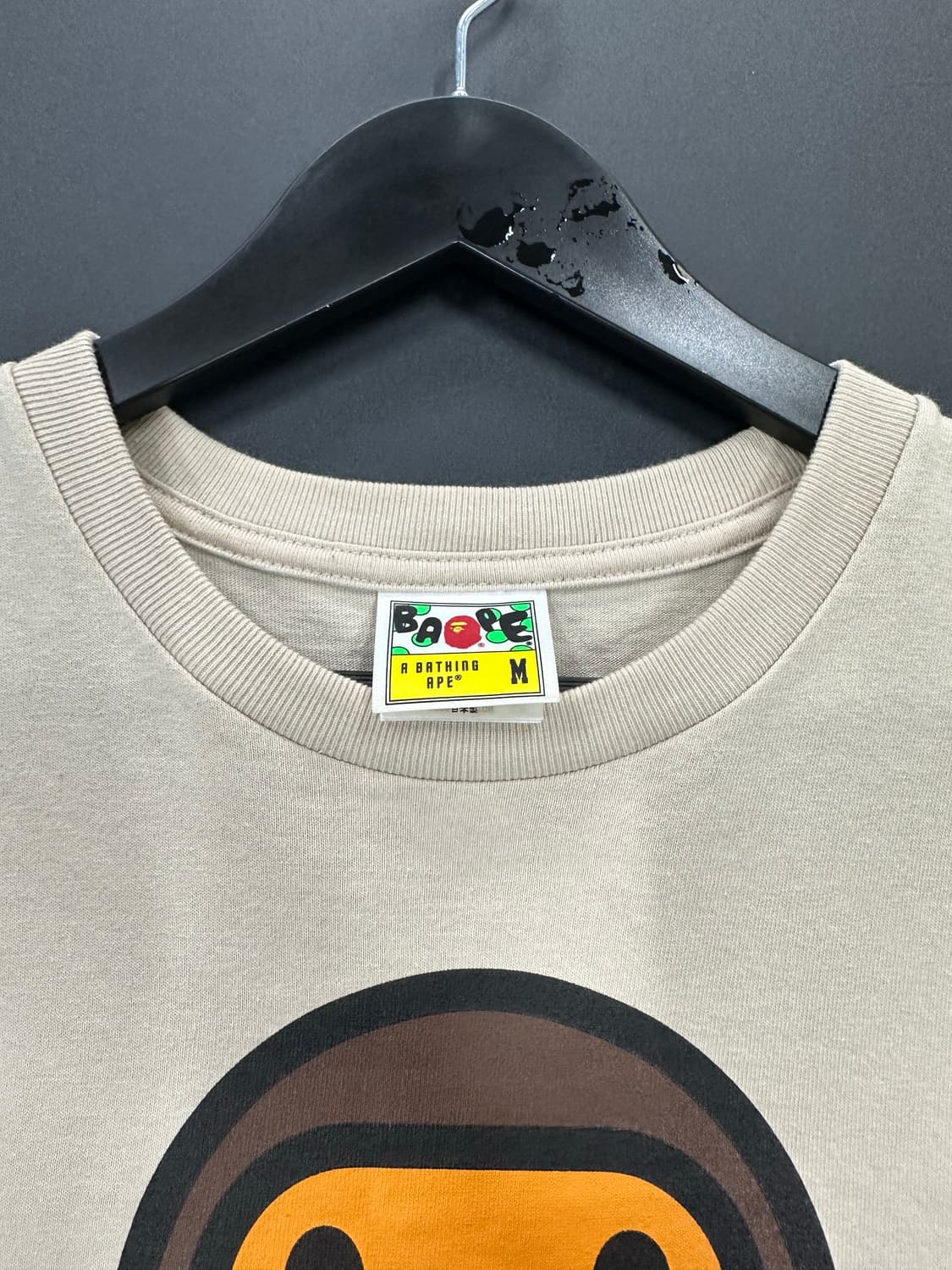 베이프 빅 마일로 반팔티 뮤트베이지 상품이미지6