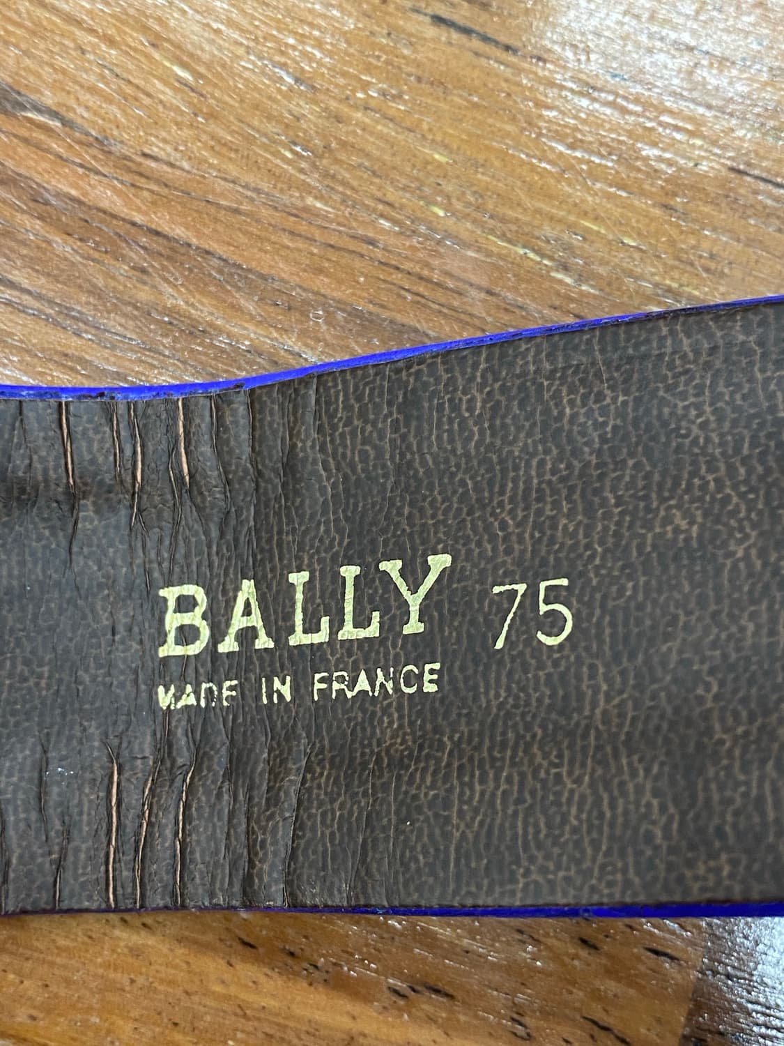 BALLY 블루 숄 벨트 상품이미지6