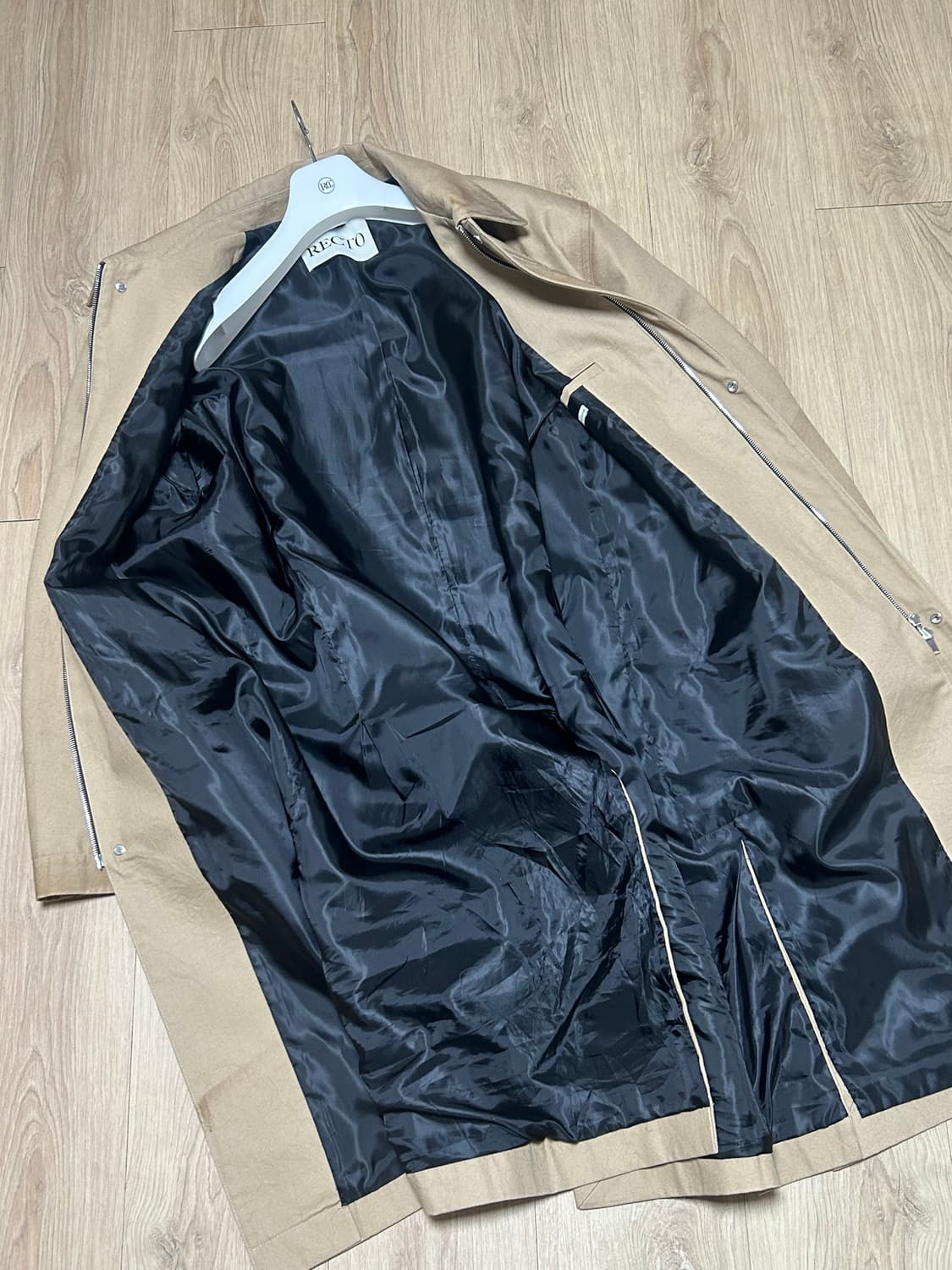 L) 렉토 빈티지 이펙트 코튼 코트 (데저트) 상품이미지5