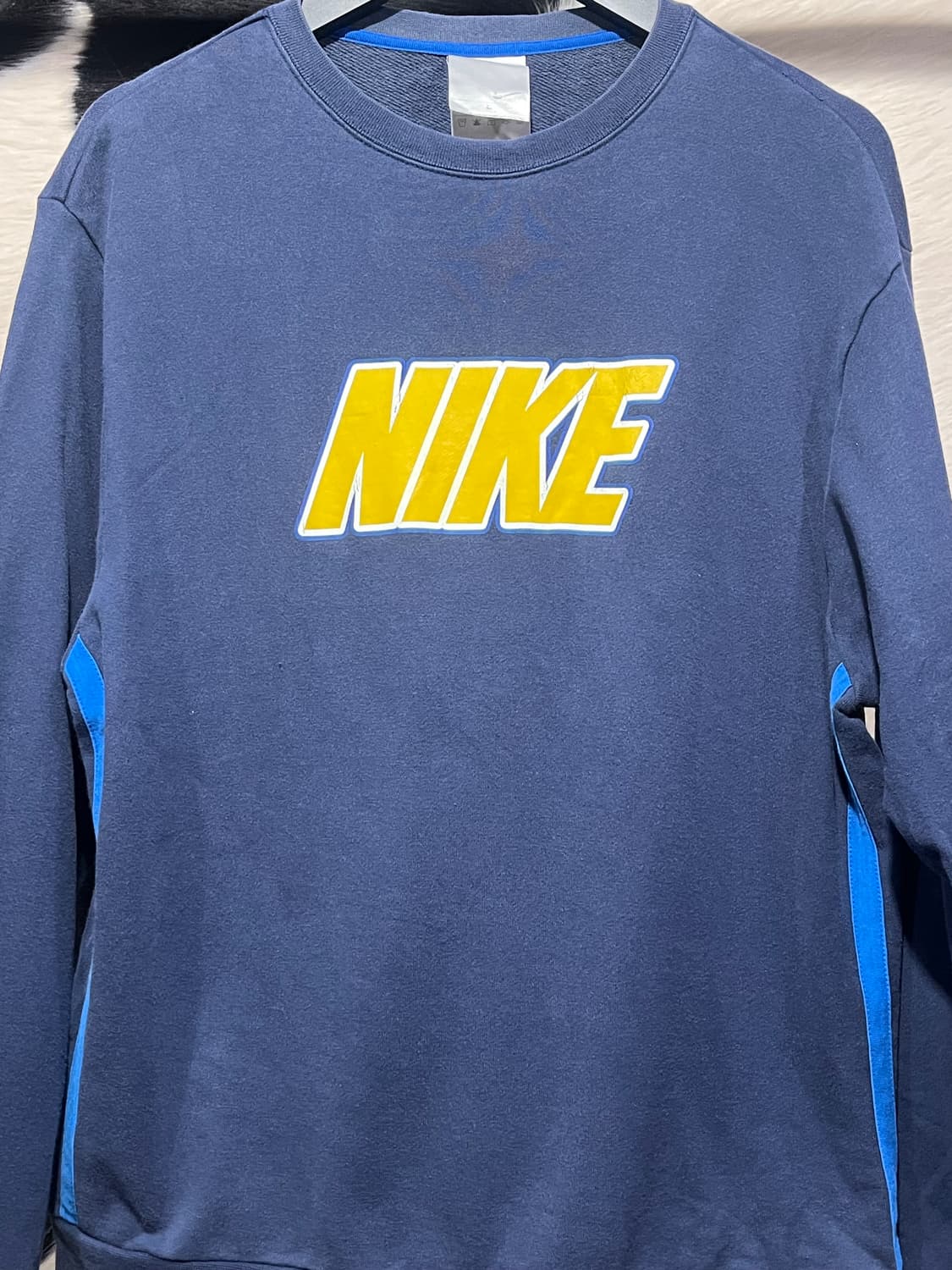 나이키 허리 라인 배색 롱슬리브 상품이미지3