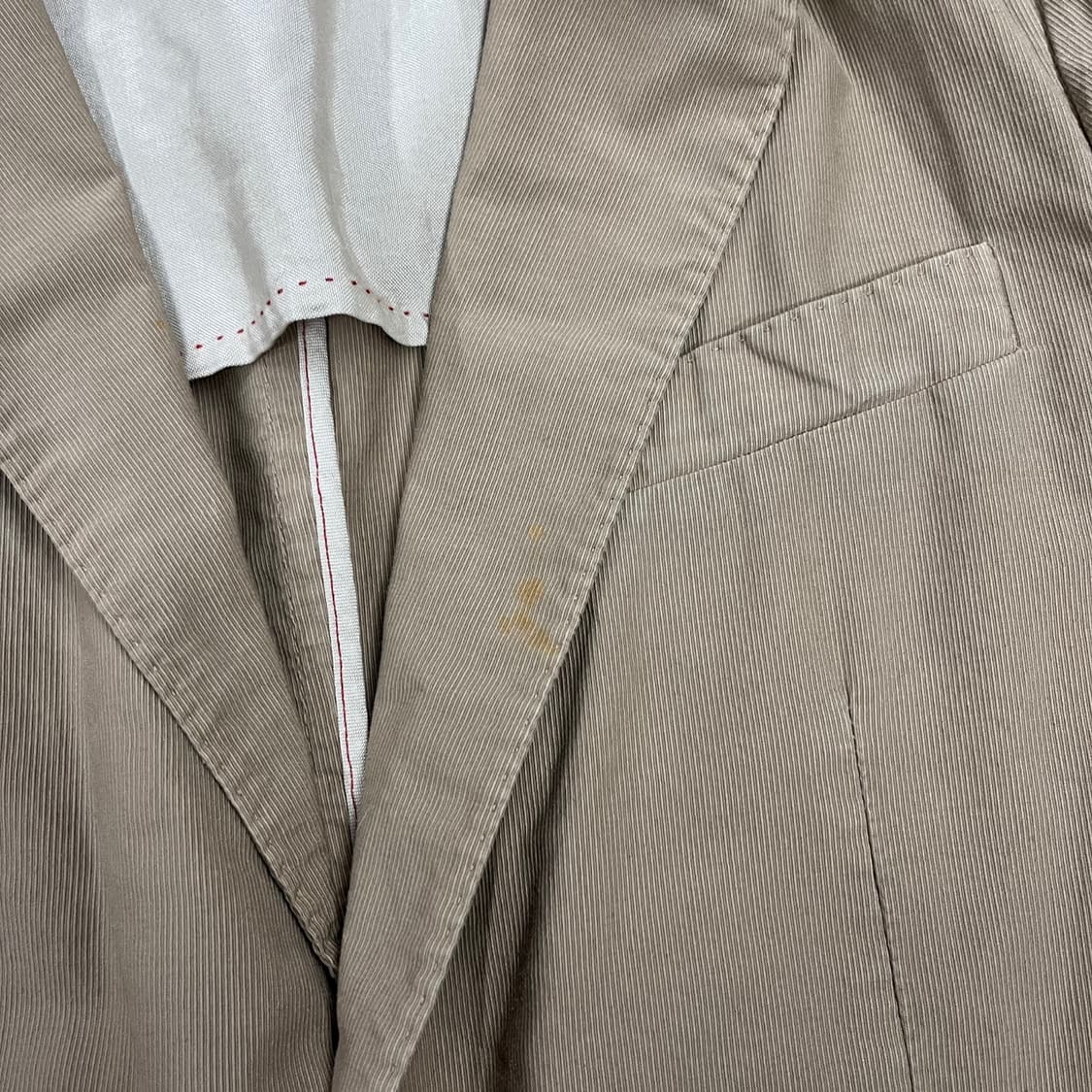 [정품/52] 헨리코튼 베이지색 면 재킷 b19 상품이미지7