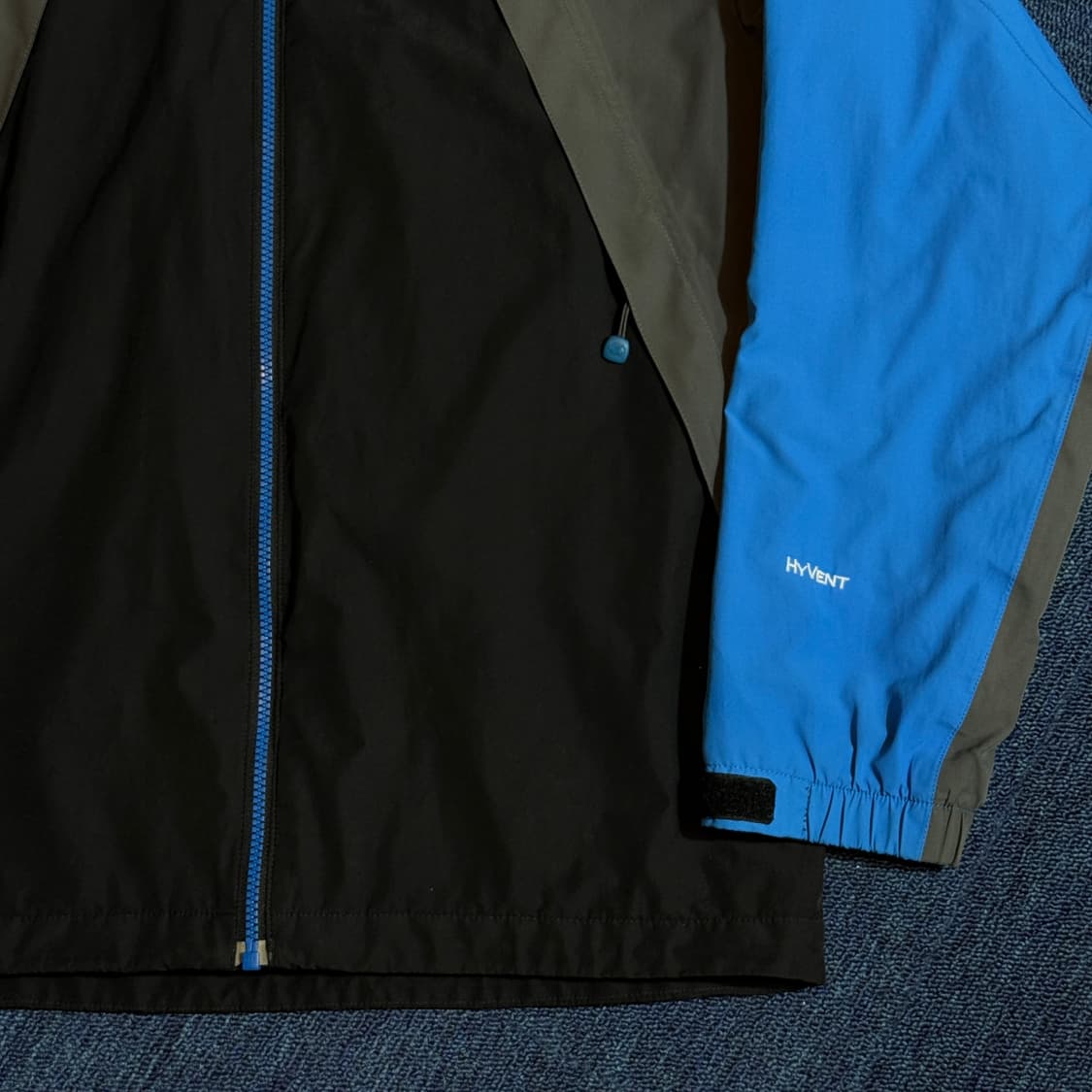 노스페이스 블루 후드 바람막이 상품이미지3