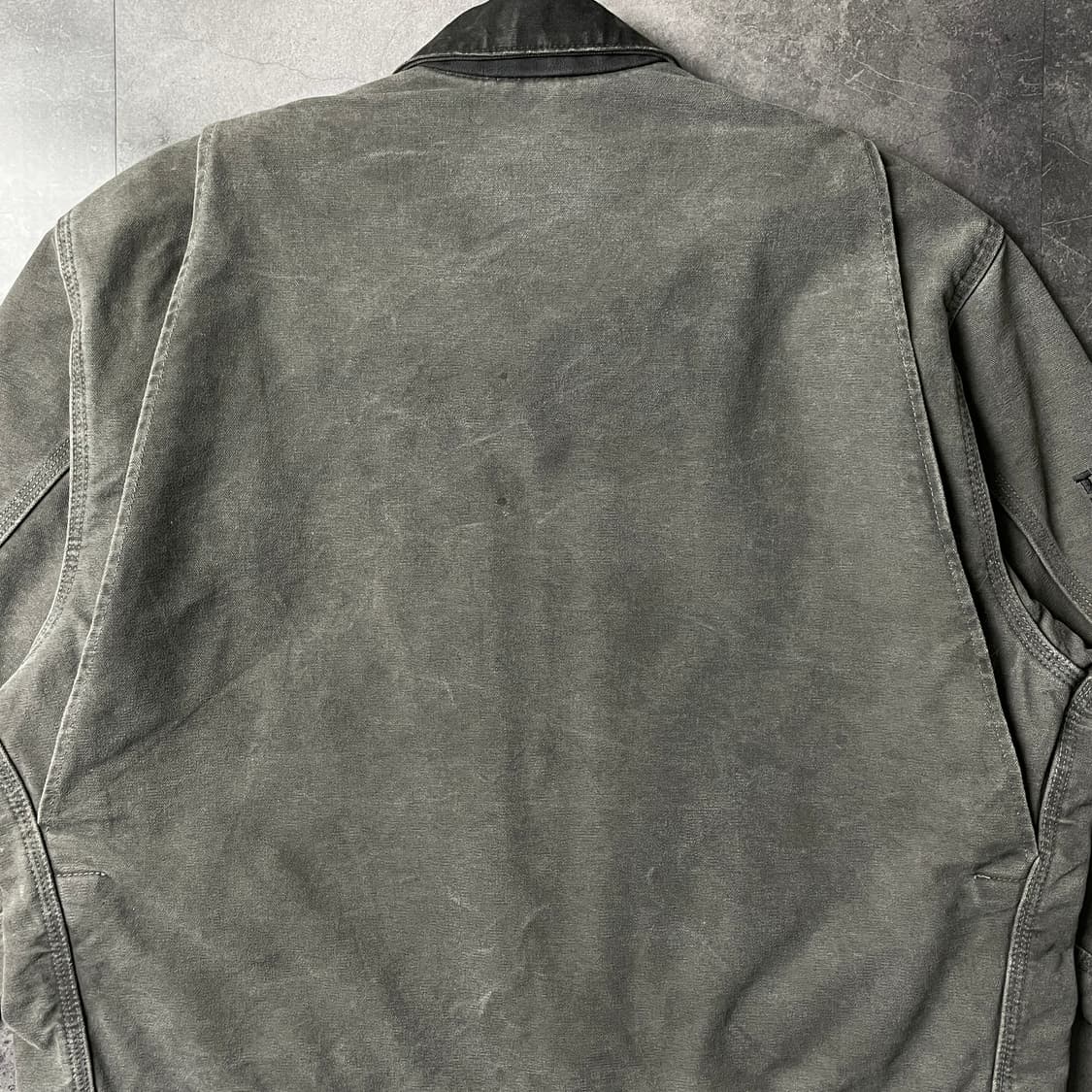 CARHARTT 칼하트 그레이 J97 디트로이트 워크 자켓 A00850 상품이미지7