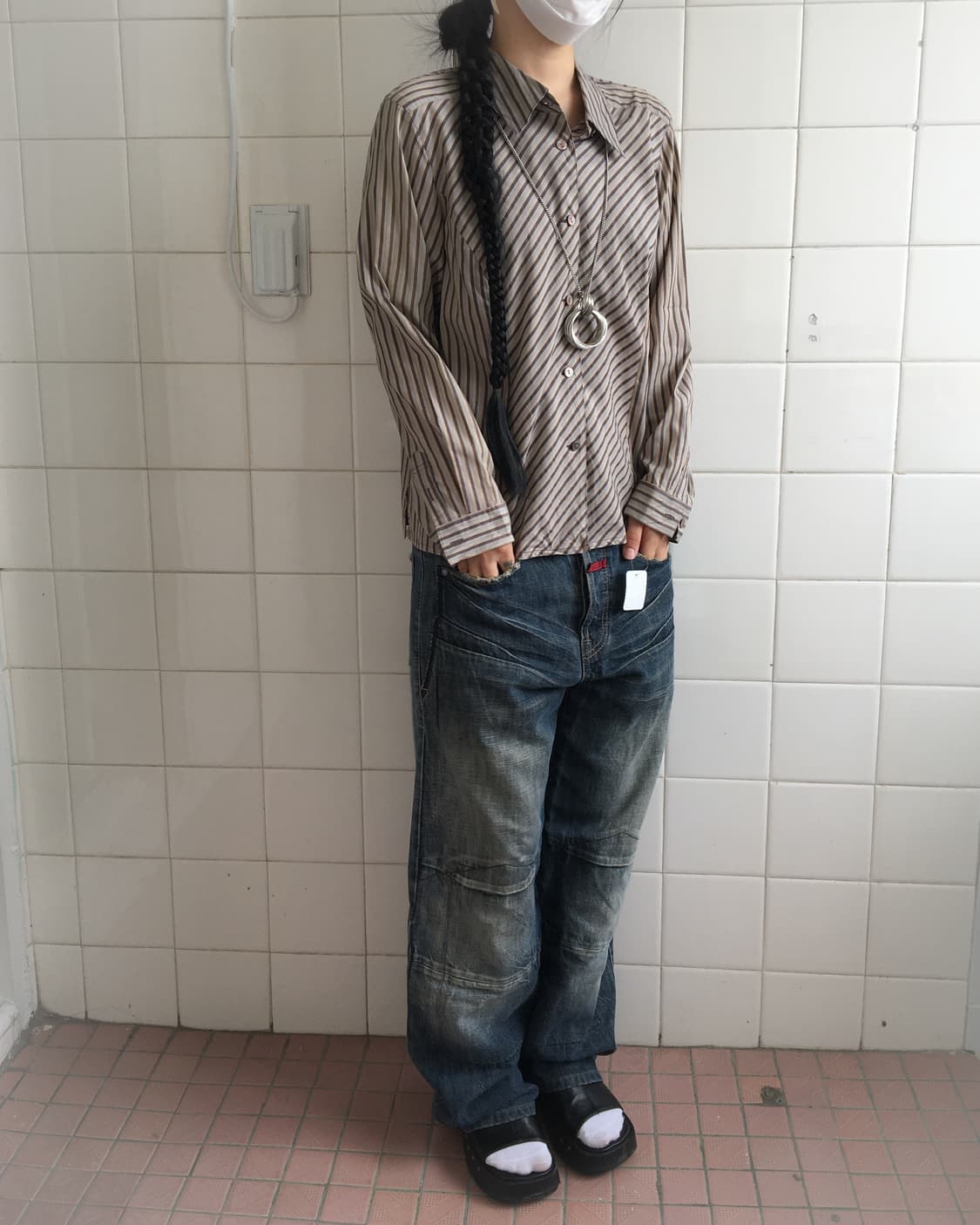 Stripe pattern shirt 상품이미지6