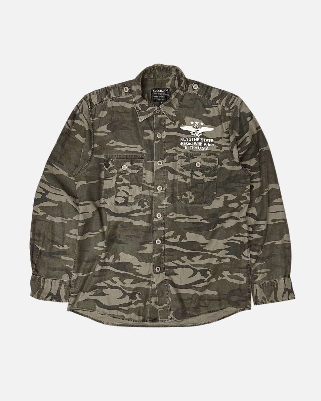 military camo pocket shirt 상품이미지1