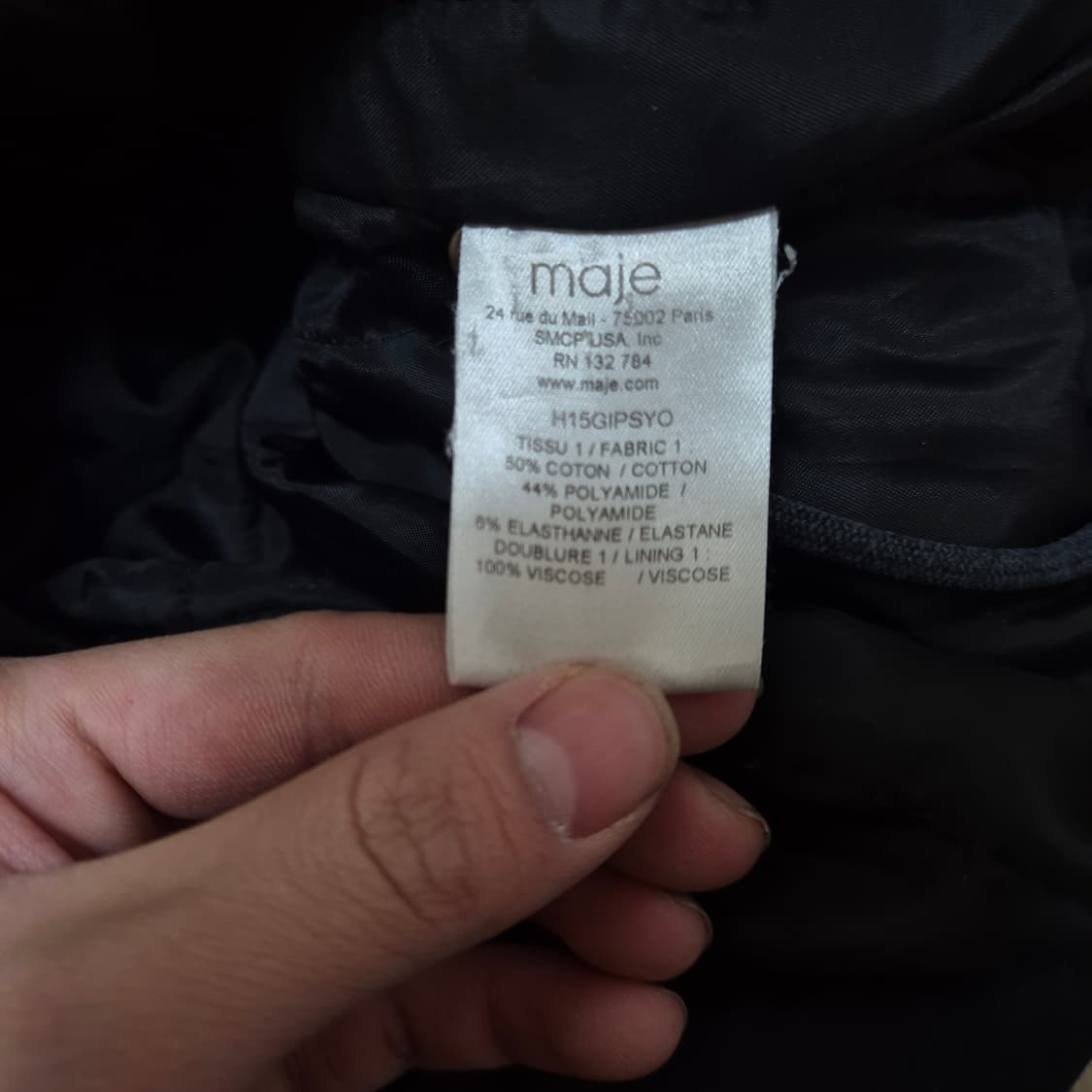 MAJE 마쥬 여성 비스코스 후드 패딩 S(90) 상품이미지5
