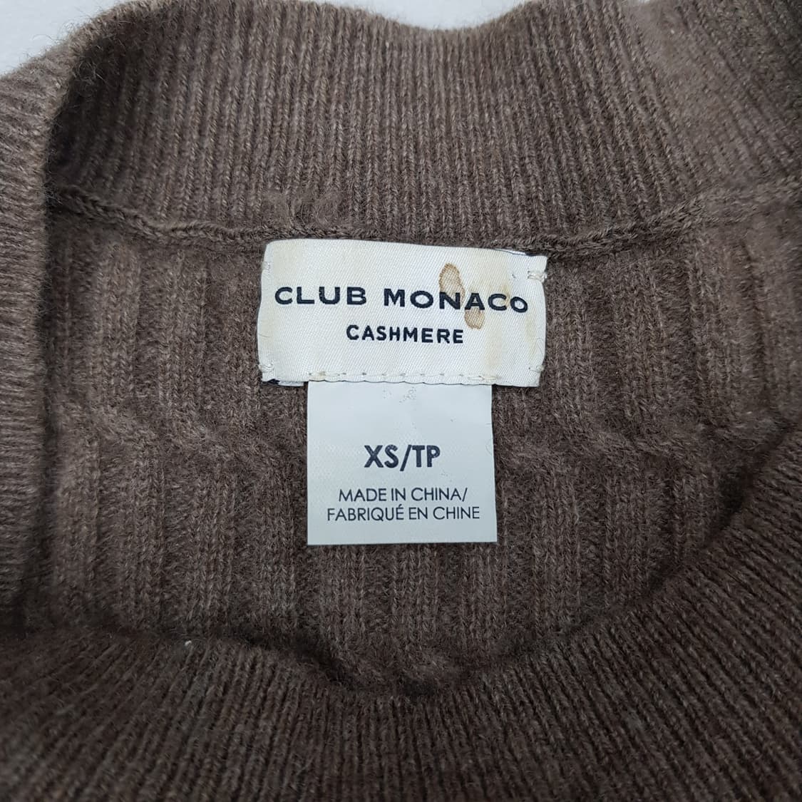 클럽모나코 2023 캐시미어 립 니트 XS사이즈 상품이미지6