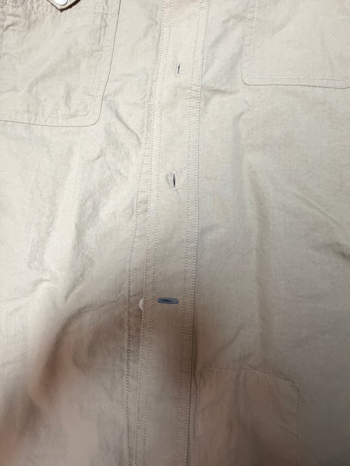 트레통 셔츠 베이지 새제품 상품이미지4