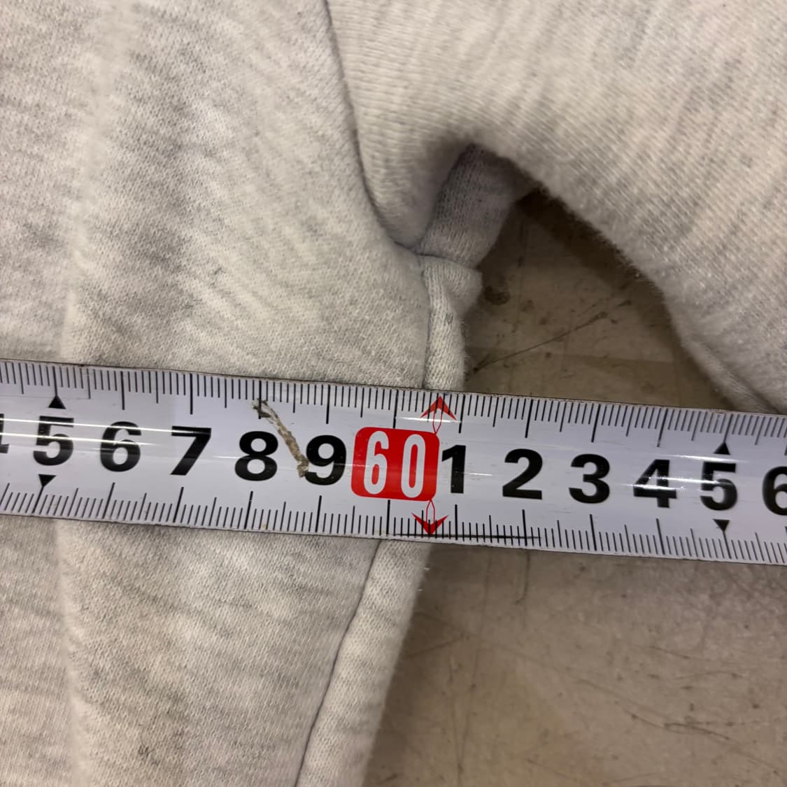 나이스고스트클럽 베어 빅로고 그레이 맨투맨 상품이미지5