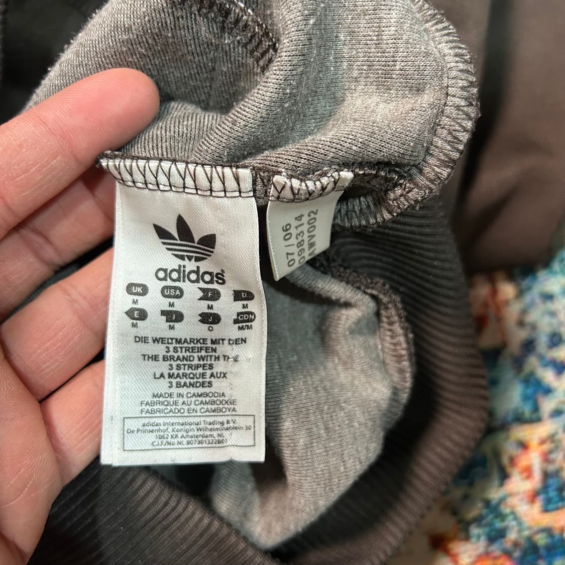 [L] 00s 아디다스 딥브라운 져지 트랙탑 상품이미지6