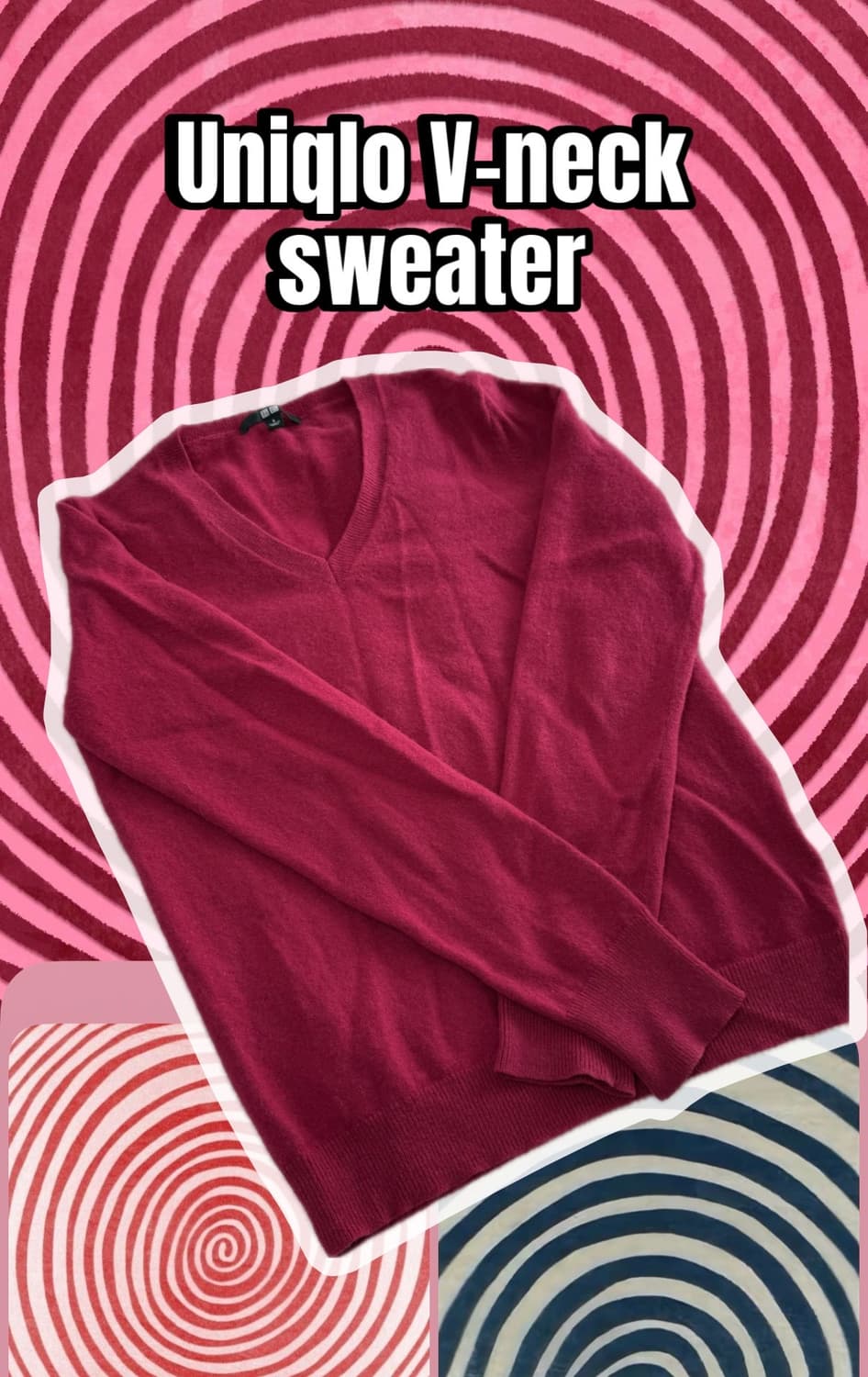 Uniqlo V-neck sweater 상품이미지1