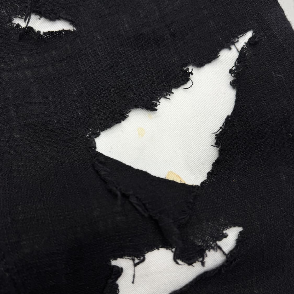 써저리 20FW 디스트로이드 데님팬츠 블랙 상품이미지9