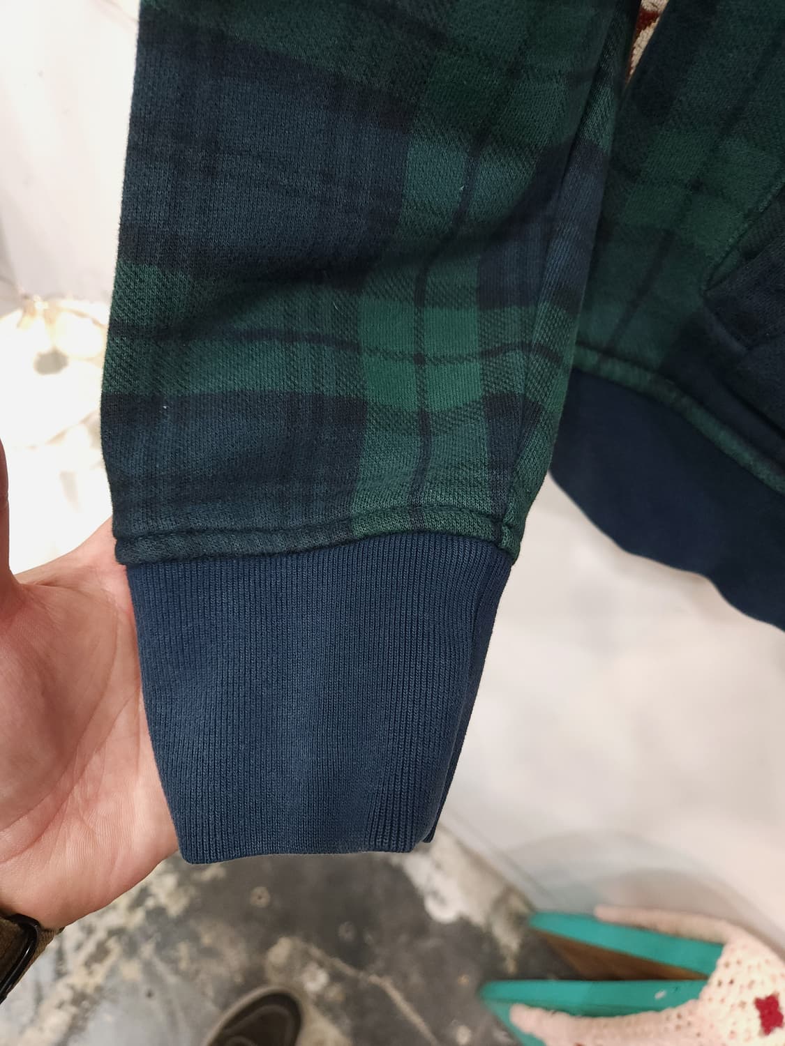 폴로 랄프로렌 00s 빅포니 블랙와치 체크 집업자켓 

 상품이미지5