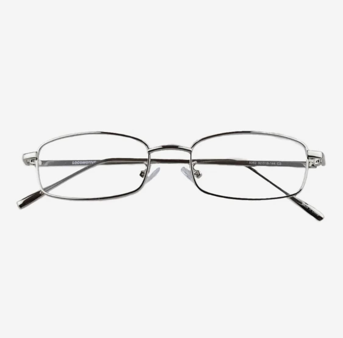 로코모티브 나단 안경 은테 스퀘어 사각테 실버테 긱시크 상품이미지3