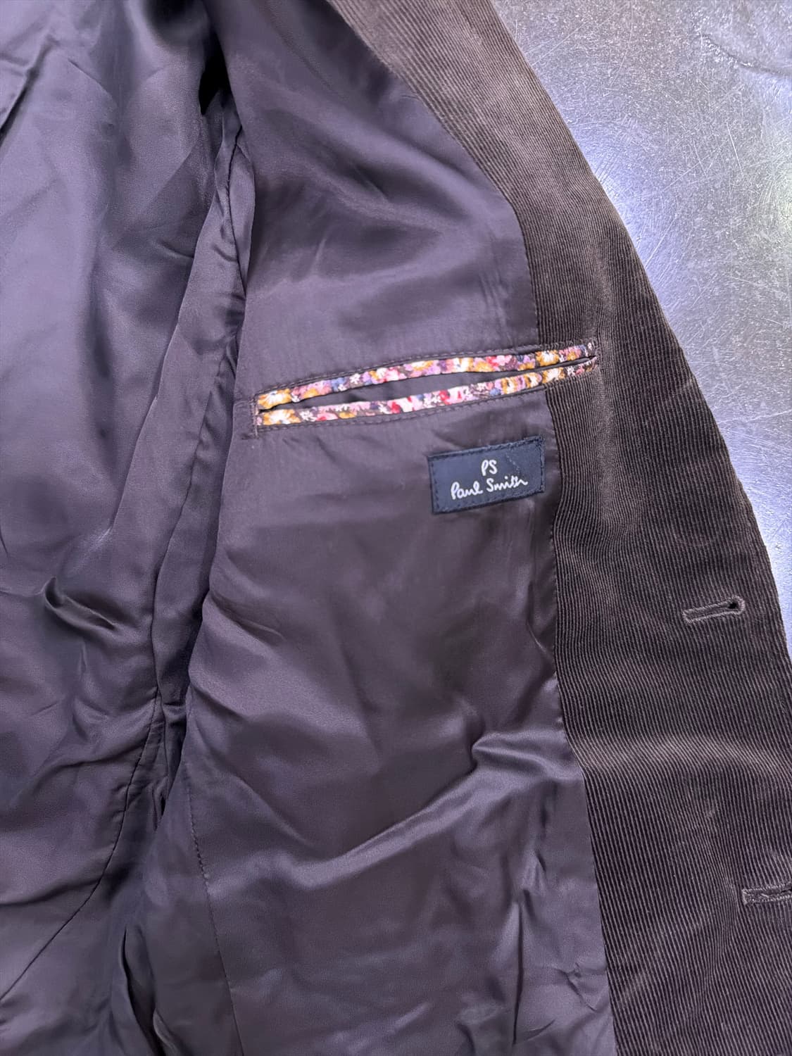 폴스미스 코듀로이 캐쥬얼 블레이저 자켓 브라운 L 상품이미지8