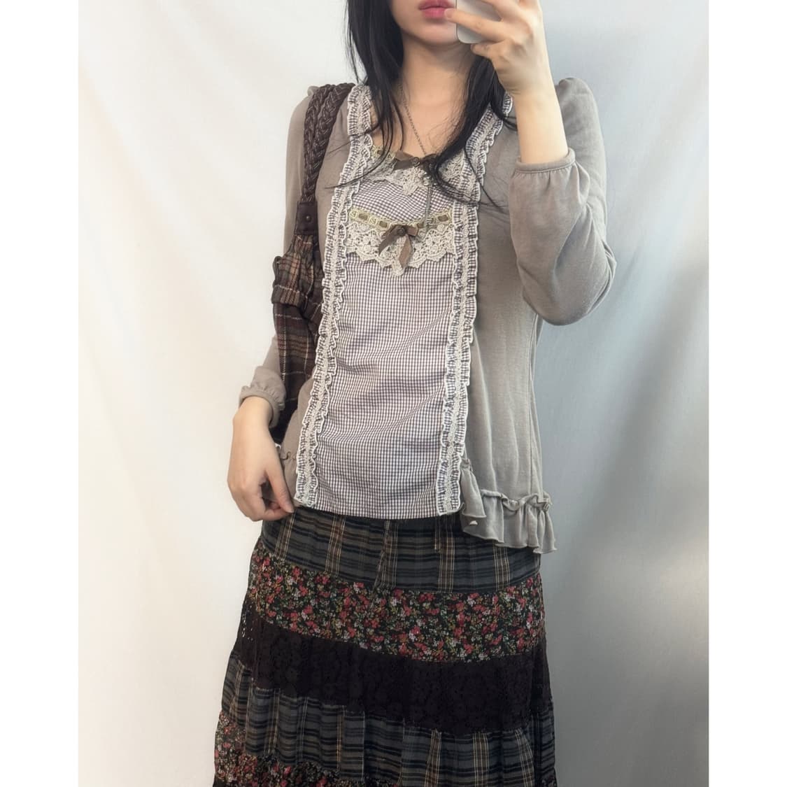 패치 워크 원피스/스커트 상품이미지1