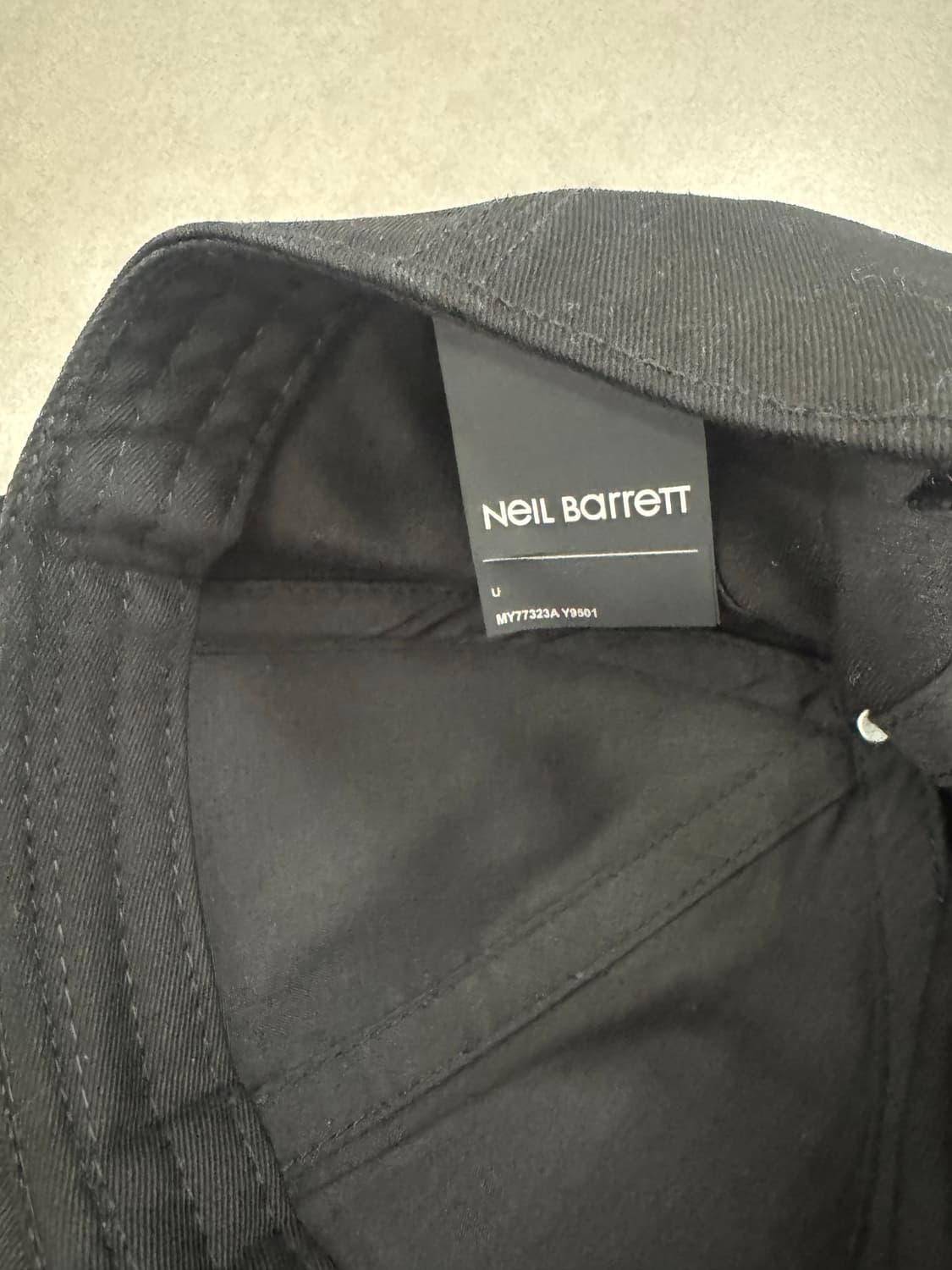 Neil Barrett 큐피드 자수 코튼 트윌 볼캡 상품이미지4