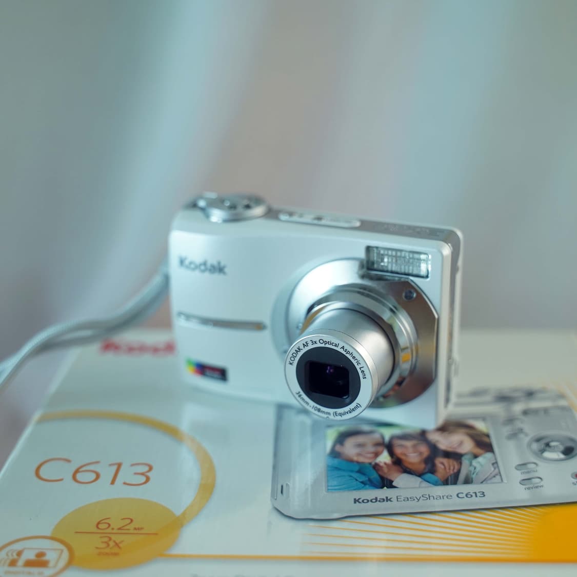 이지쉐어 C613 펄 화이트 Kodak Easyshare C613  상품이미지2