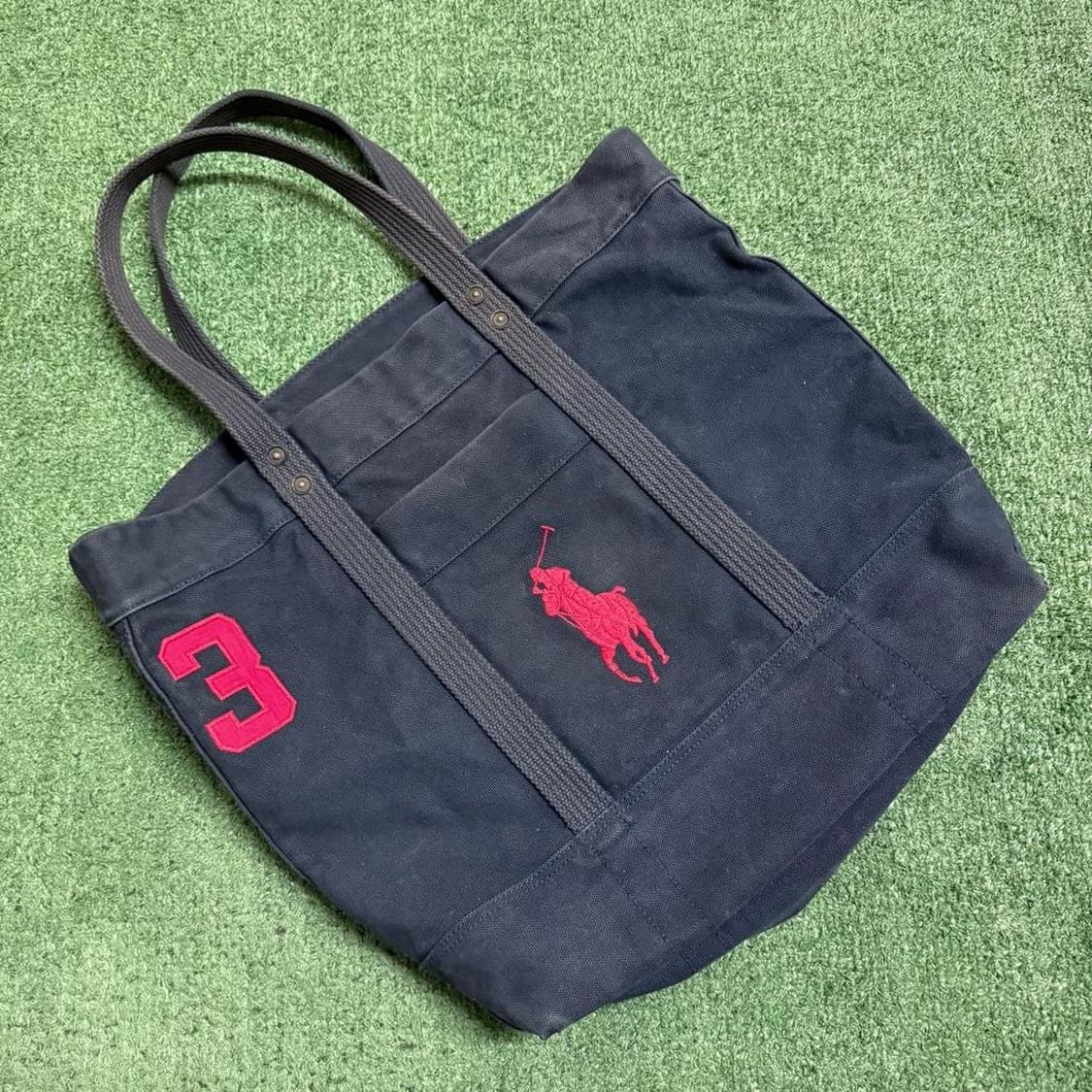 폴로 랄프로렌 빅 포니 캔버스 토트백 상품이미지1