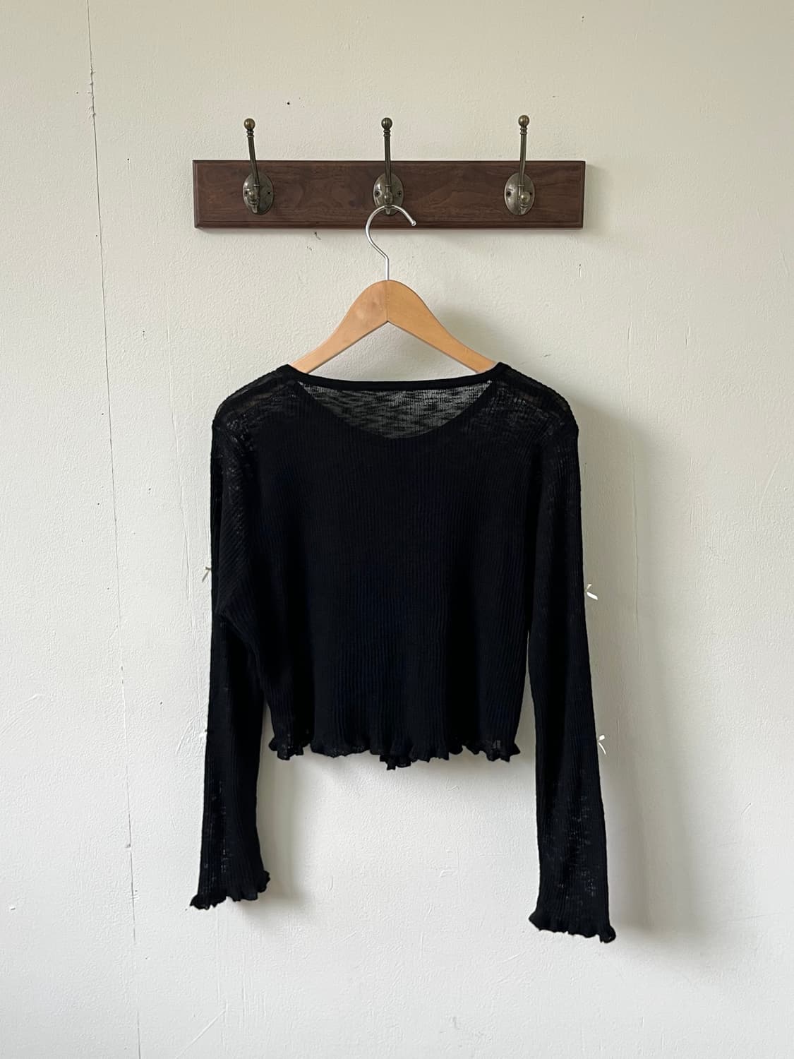 Japan vtg 아트 로브 가디건 상품이미지3