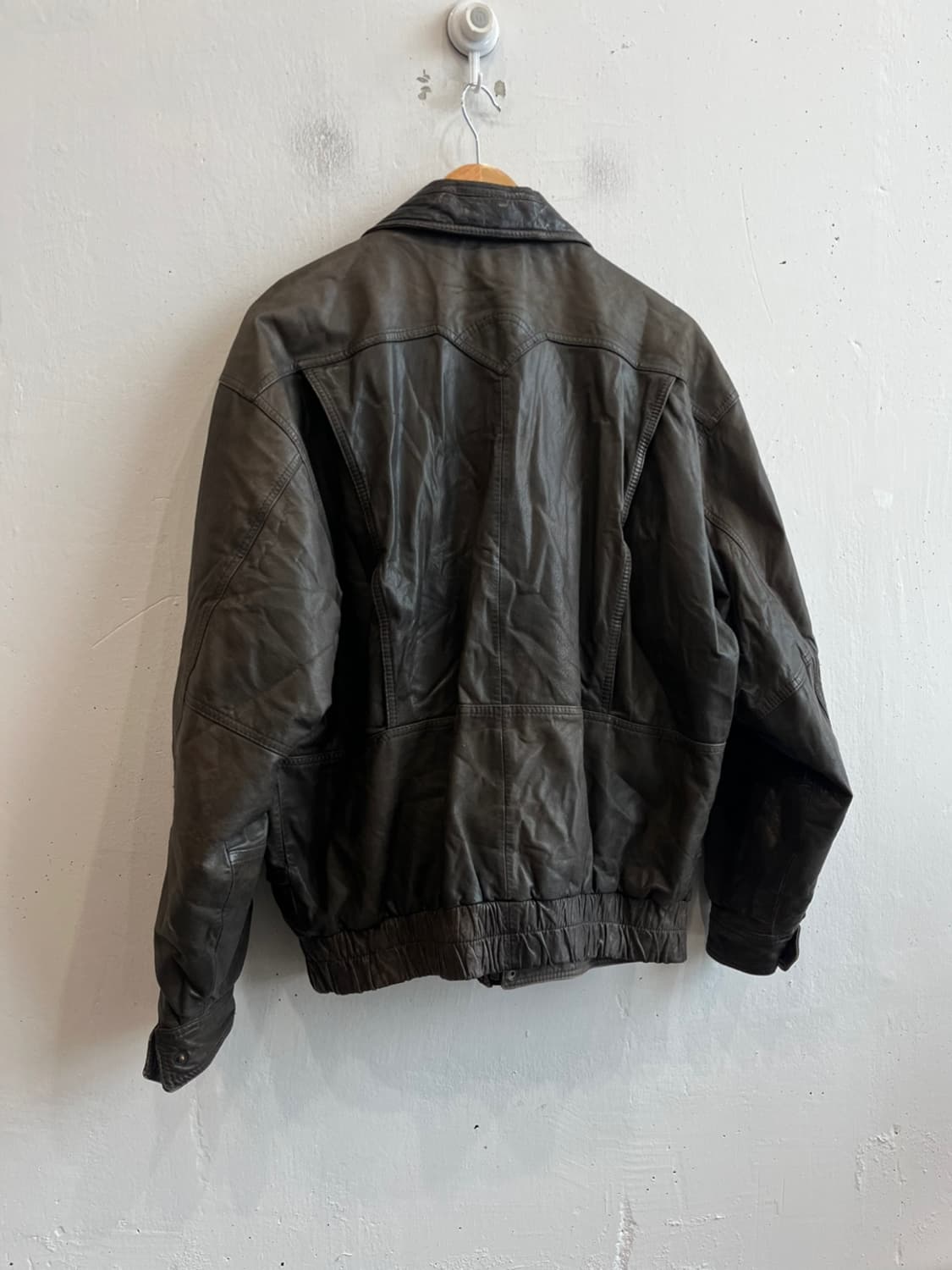 Vanelli 레더 봄버자켓  상품이미지6