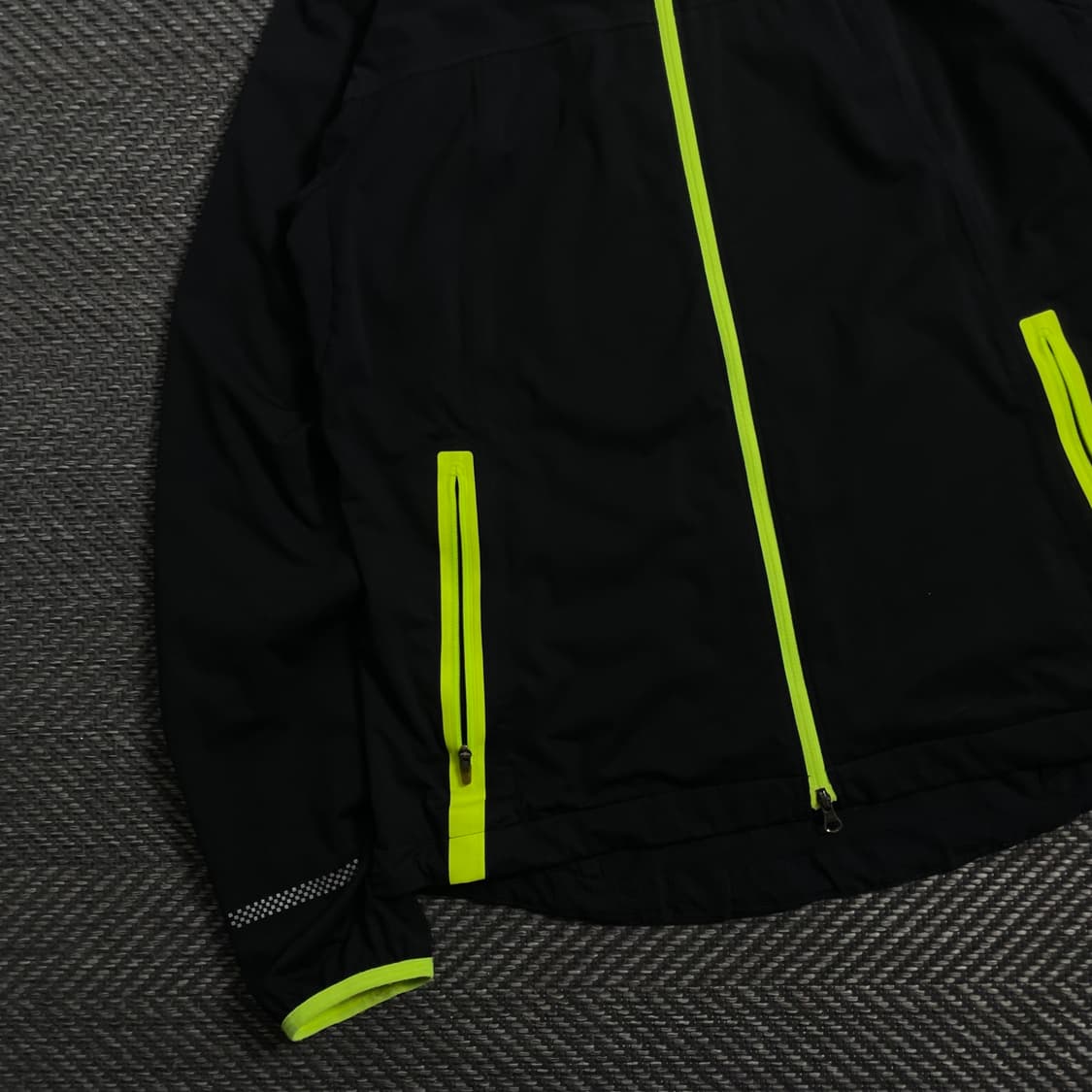 나이키 스카치로고 러닝 트랙 형광 집업 자켓y 4175 상품이미지4