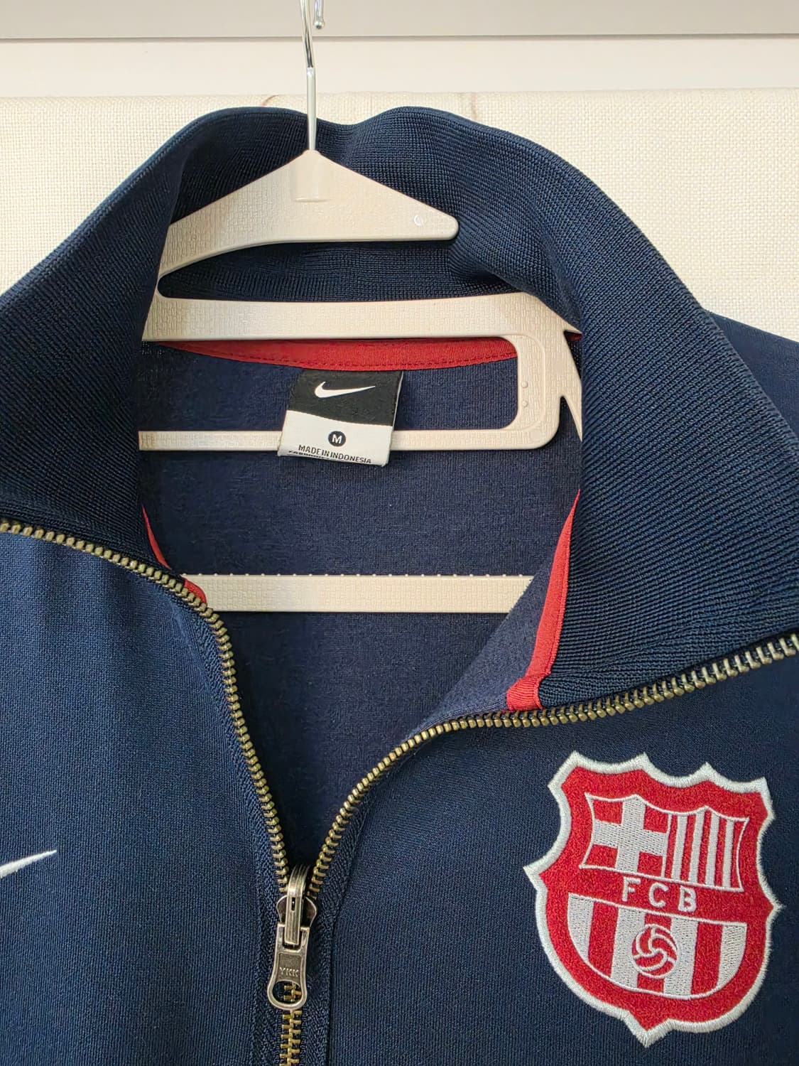 100)나이키 네이비 바르셀로나 져지 집업 상품이미지3