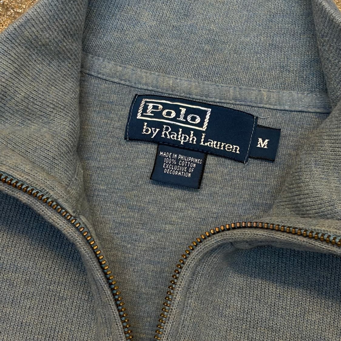 00s 미국 빈티지 폴로랄프로렌 터틀넥 반집업 니트 상품이미지5