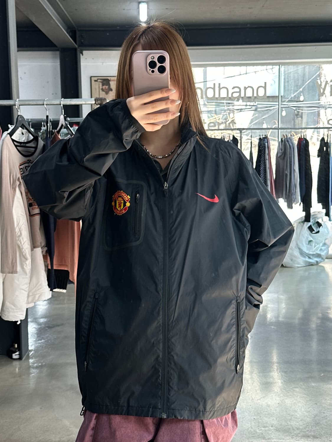 나이키 맨체스터 유나이티드 윈드브레이커 자켓 상품이미지4