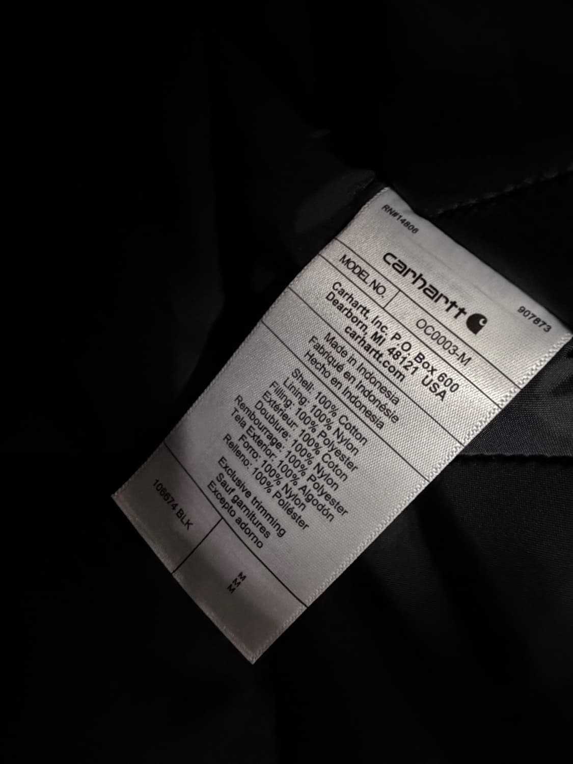 칼하트 덕 트래디셔널 워크 자켓  상품이미지6