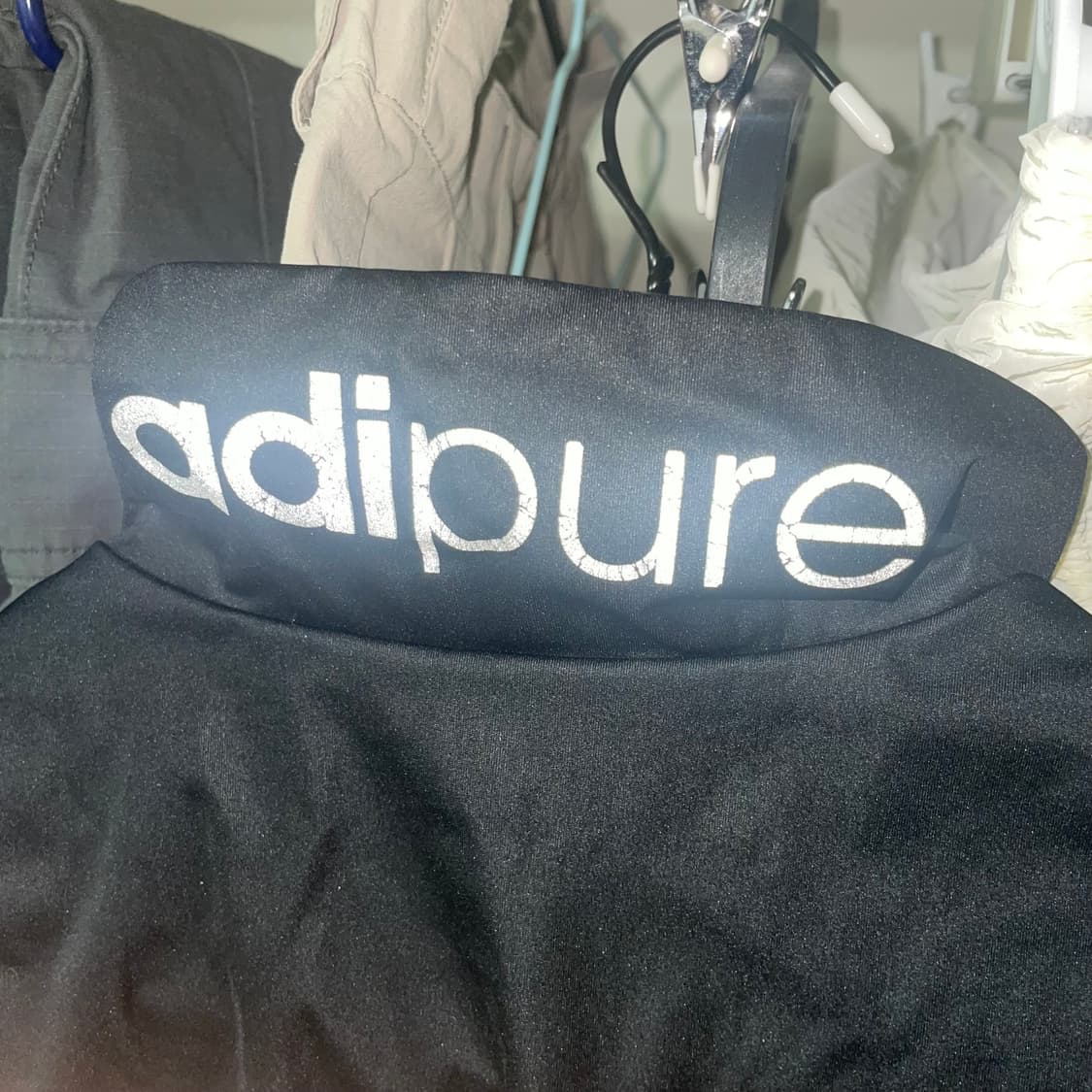 [95] 아디다스 아디퓨어 블랙 바람막이 자켓 져지 상품이미지3