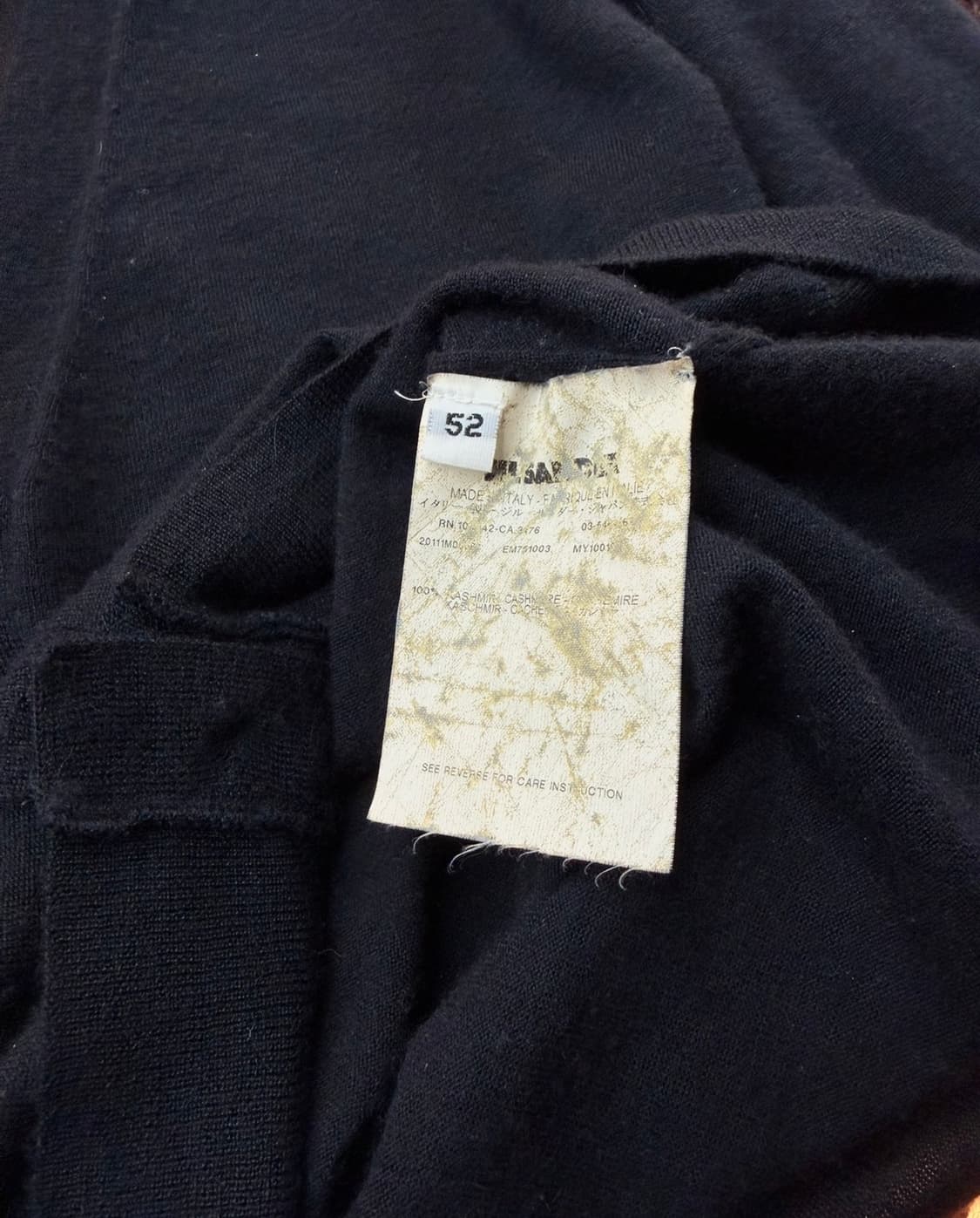 52/ 질샌더 by 라프 시몬스 캐시미어 가디건 상품이미지7