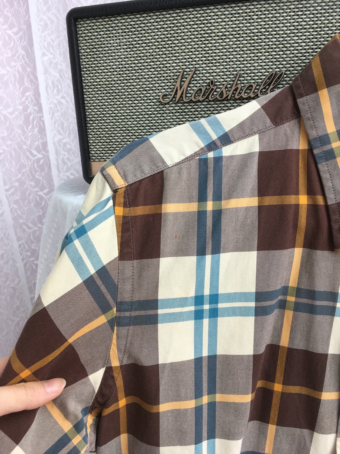 Teenie weenie chocolate check shirt 상품이미지4