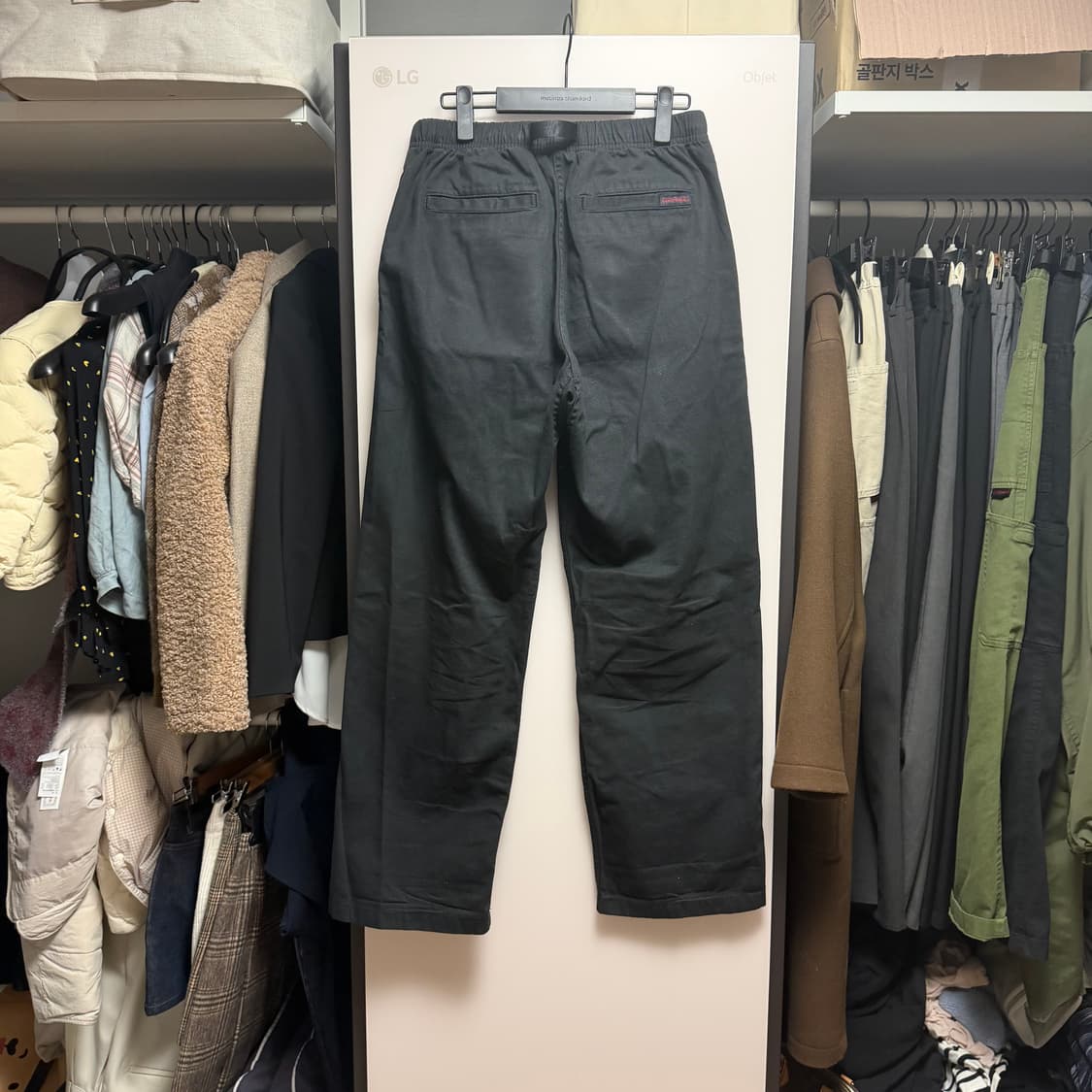 그라미치 스트레이트 팬츠 (블랙/M) 상품이미지3