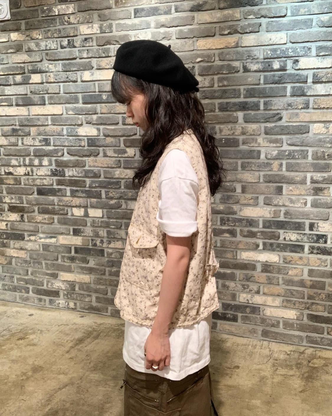 캐피탈 코튼 플라워 패턴 베스트 상품이미지2