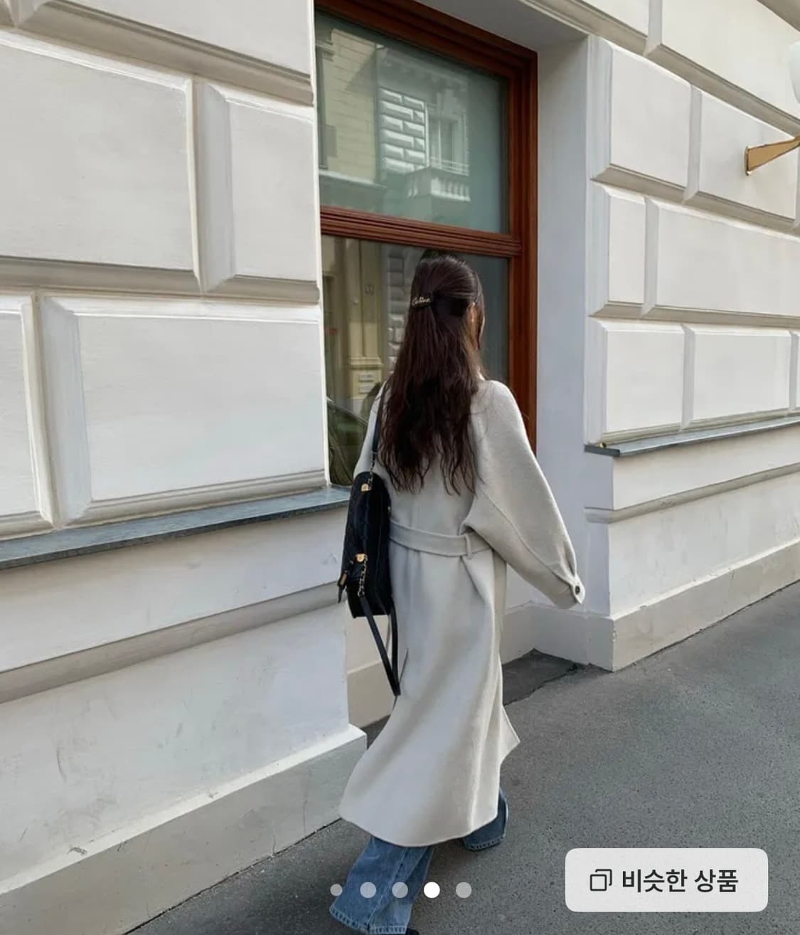 프영띵 포스터 하이넥 알파카 핸드메이드코트 정가34 상품이미지4