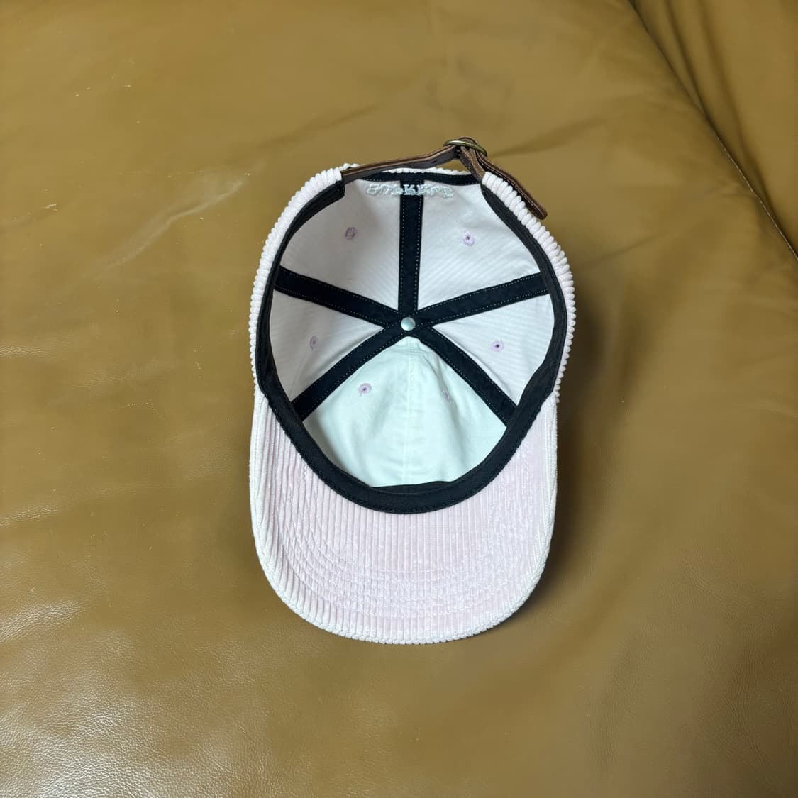 Supreme 슈프림 코듀로이 워시드 핑크 S로고 6패널 볼캡 모자 상품이미지6