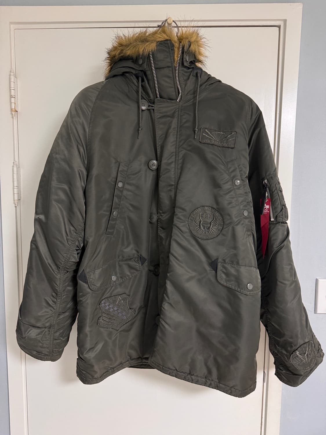 알파인더스트리 N-3B 야상 패딩 3L 카키 상품이미지1