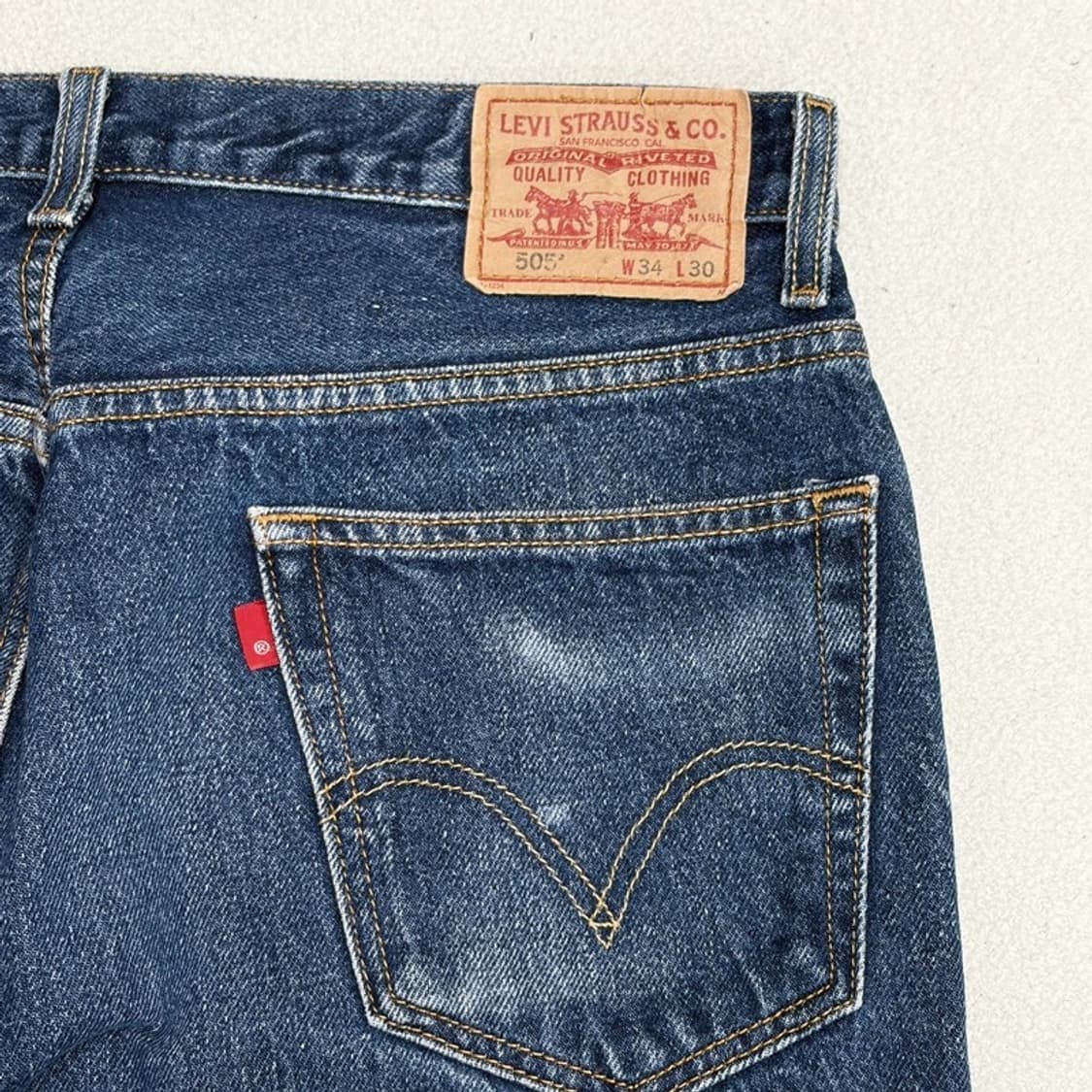 LEVI'S 505 레귤러 스트레이트핏 데님진 34X30 상품이미지6