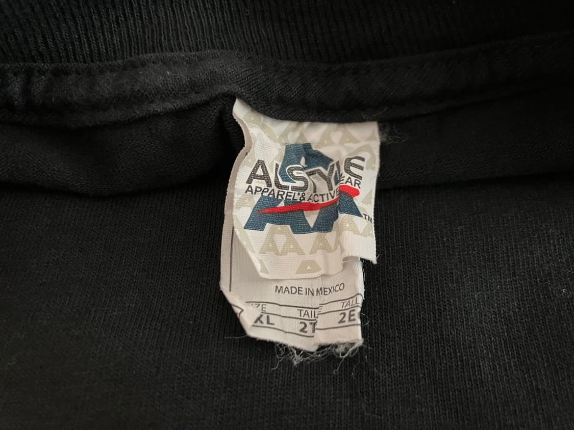 00s 알스타일 어패럴 트러커 프린팅 티셔츠 XL XXL 구제 빈티지 상품이미지3