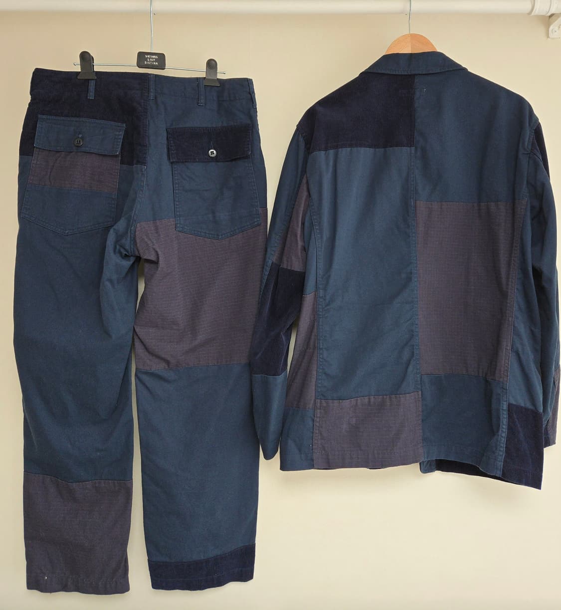 엔지니어드가먼츠 패치워크 베드포드 자켓 퍼티그 팬츠 셋업 상품이미지2