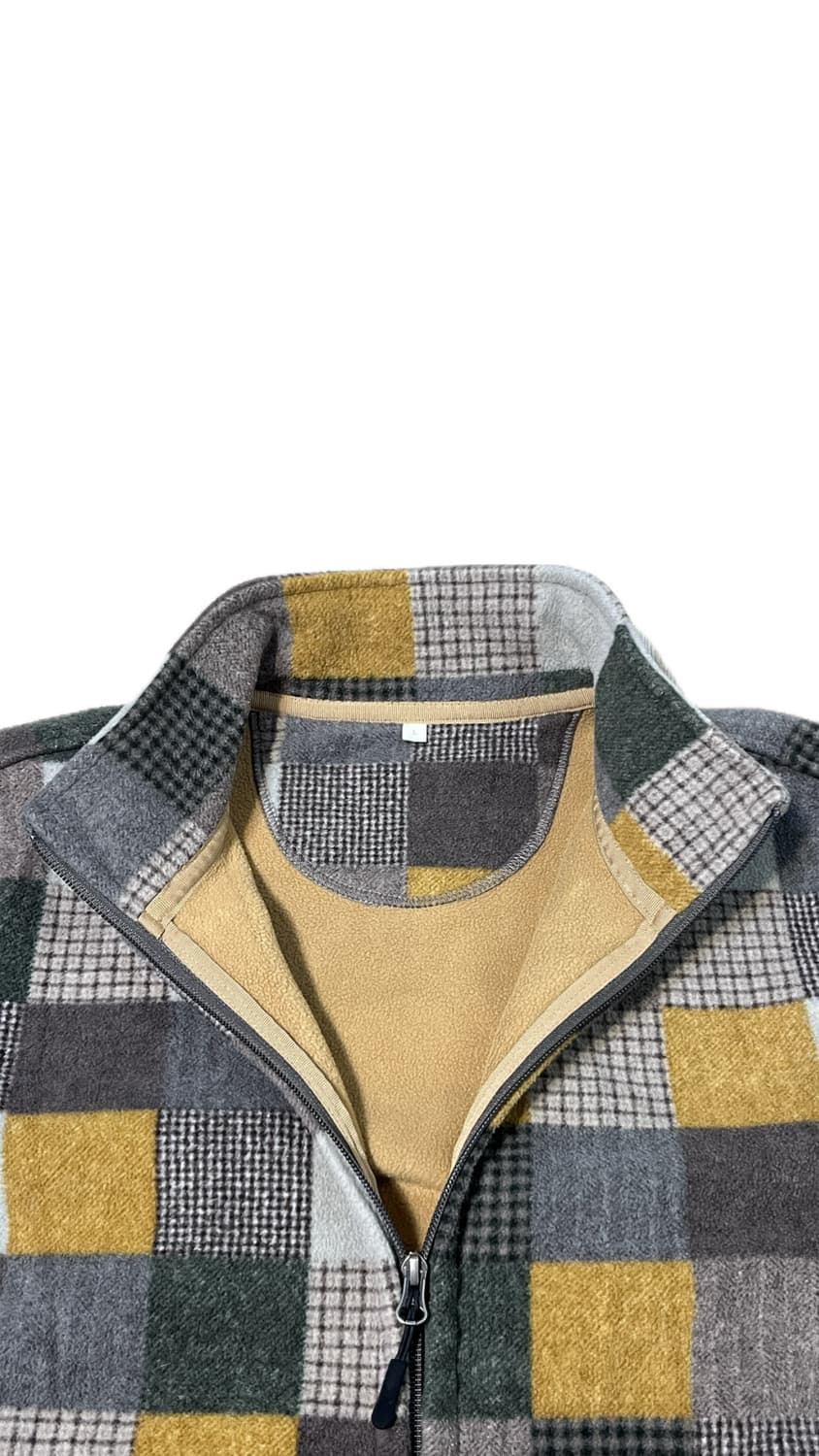 패치워크 후리스 자켓 상품이미지5