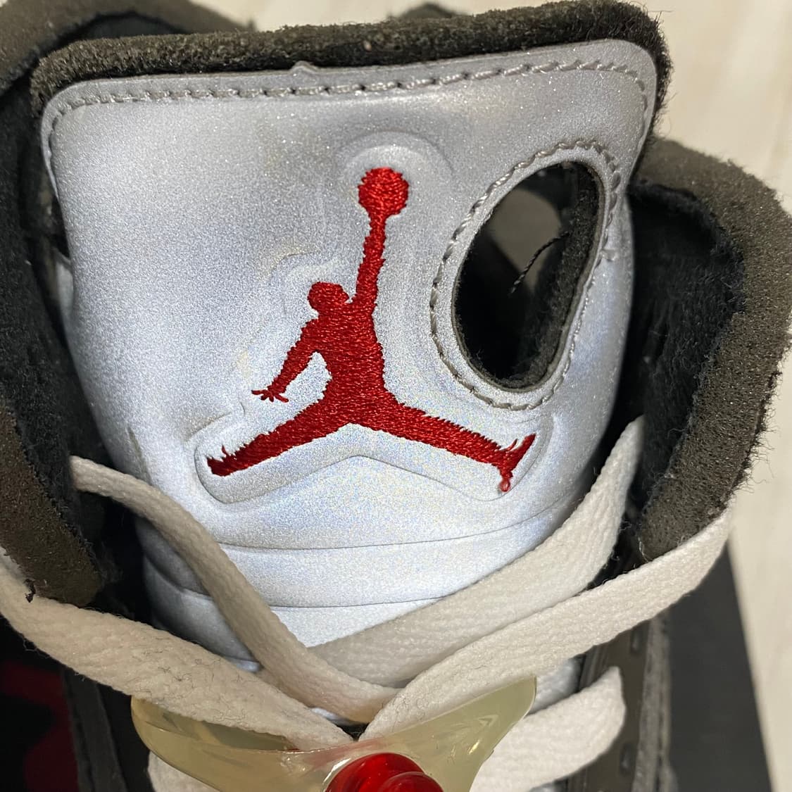 [260] 오프화이트 조던 5 블랙 모슬린 상품이미지7