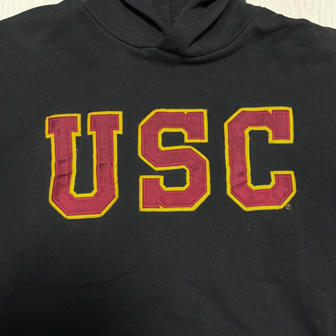 🇲🇽 00s 러셀 USC 후드 블랙 상품이미지3