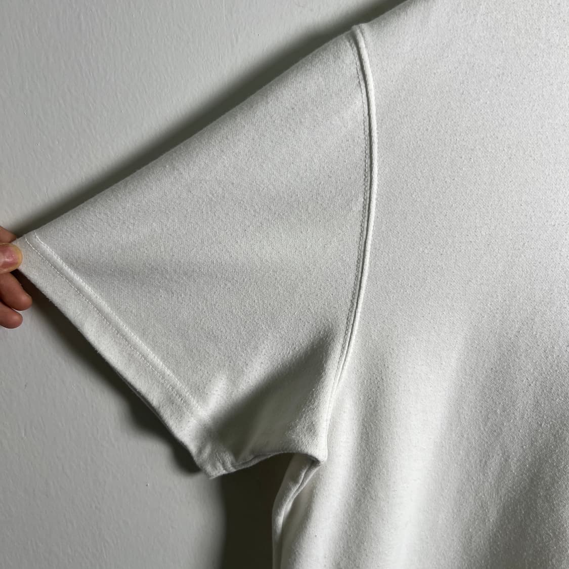 아이앱 스튜디오 화이트 버건디 로고 반팔 티셔츠 L 상품이미지6