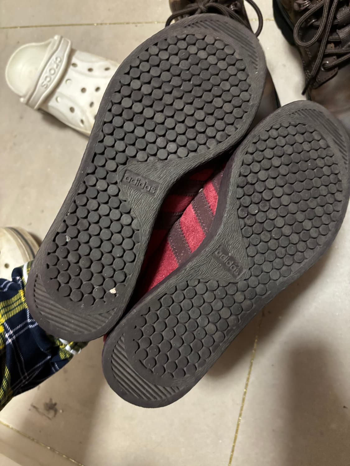 아디다스 토바코 그루엔 컬리지에이트 버건디 상품이미지3